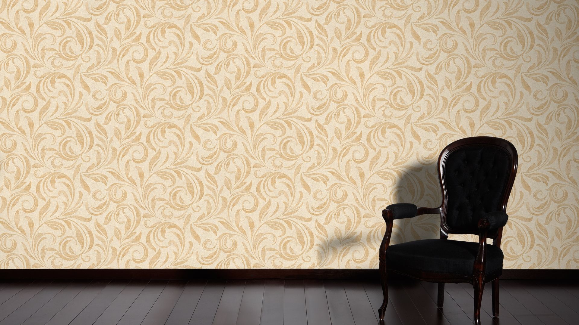 Raumbild 5 Architects Paper Nobile, Barock Tapete, beige, gold 959404