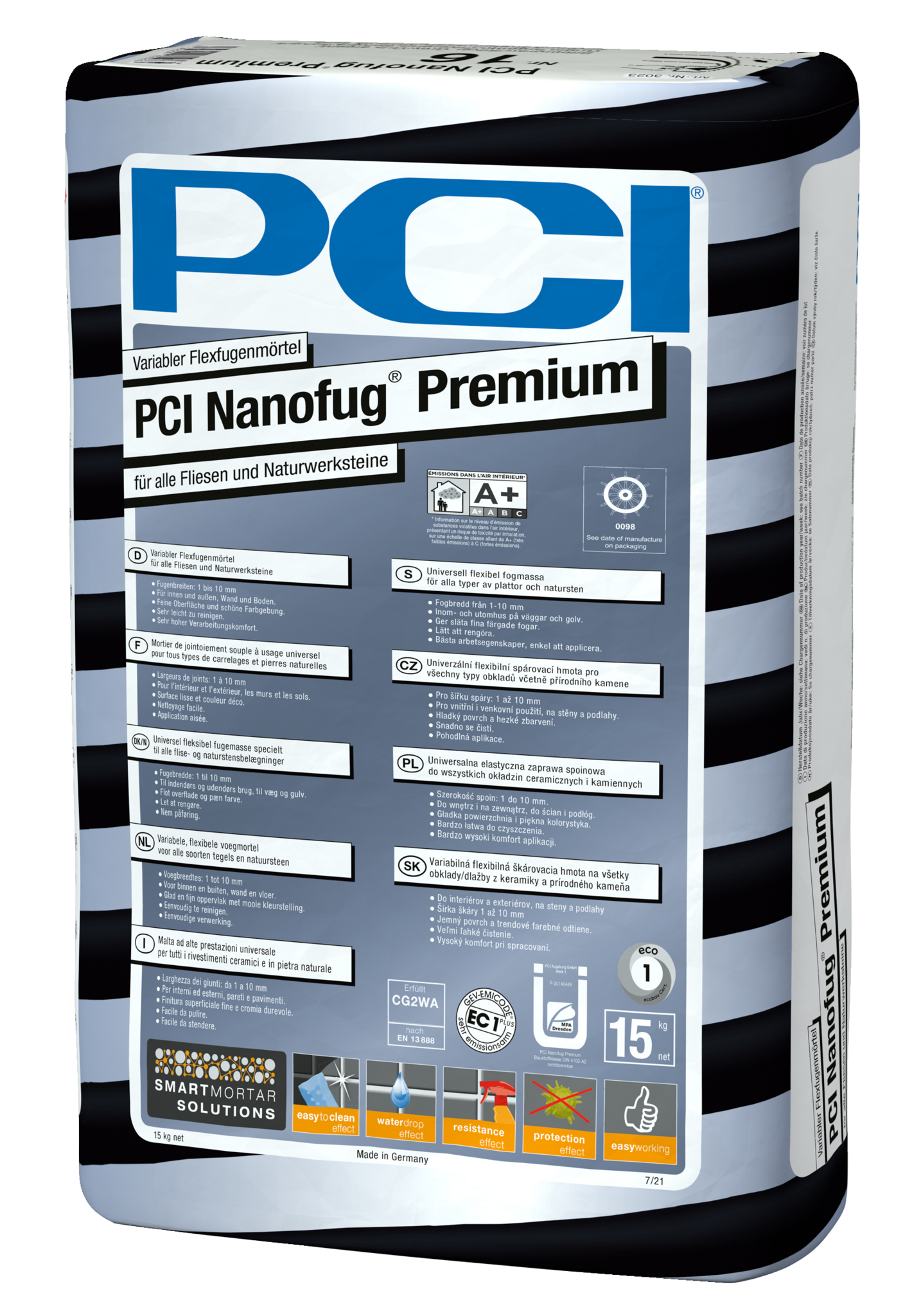PCI Nanofug® Premium Nr. 21 hellgrau 15 kg