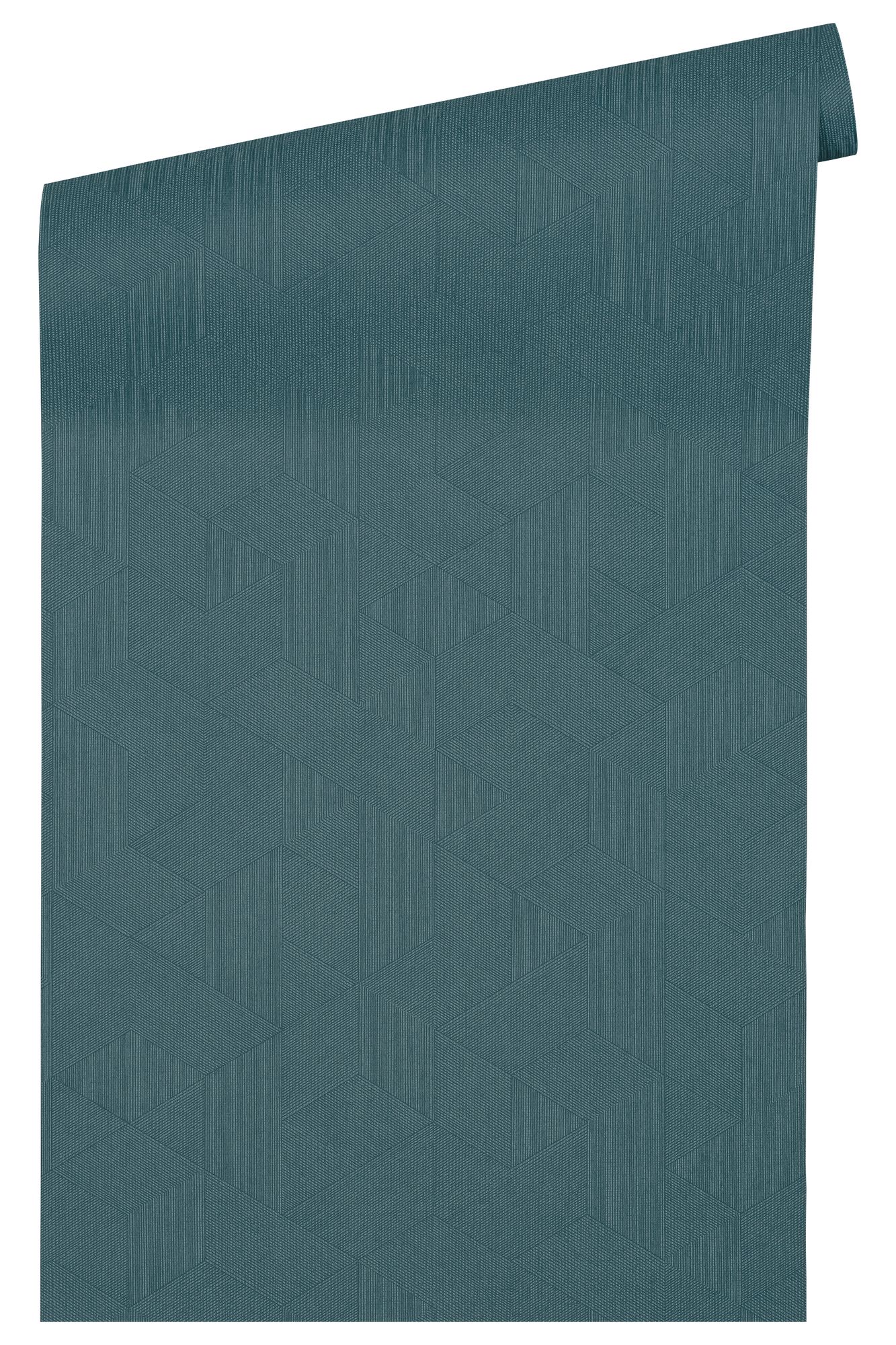 Architects Paper VILLA, Geometrische Tapete, blau, grün 375614
