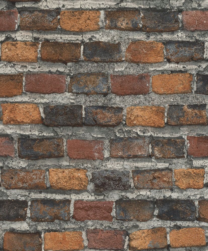 Rasch Factory IV, Industrial, rot schwarz 428063 Dekorbild