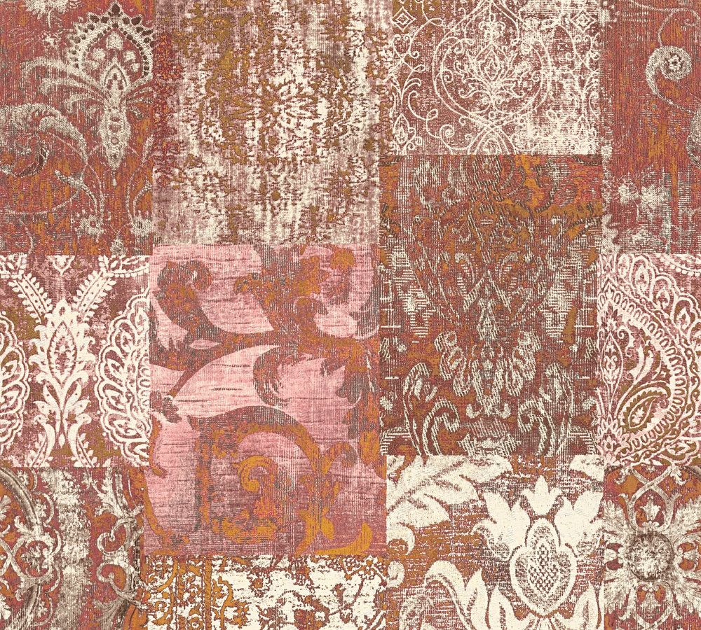 Produktscan Architects Paper Luxury Classics, Barock Tapete, rot, creme 343742 Dekorbild