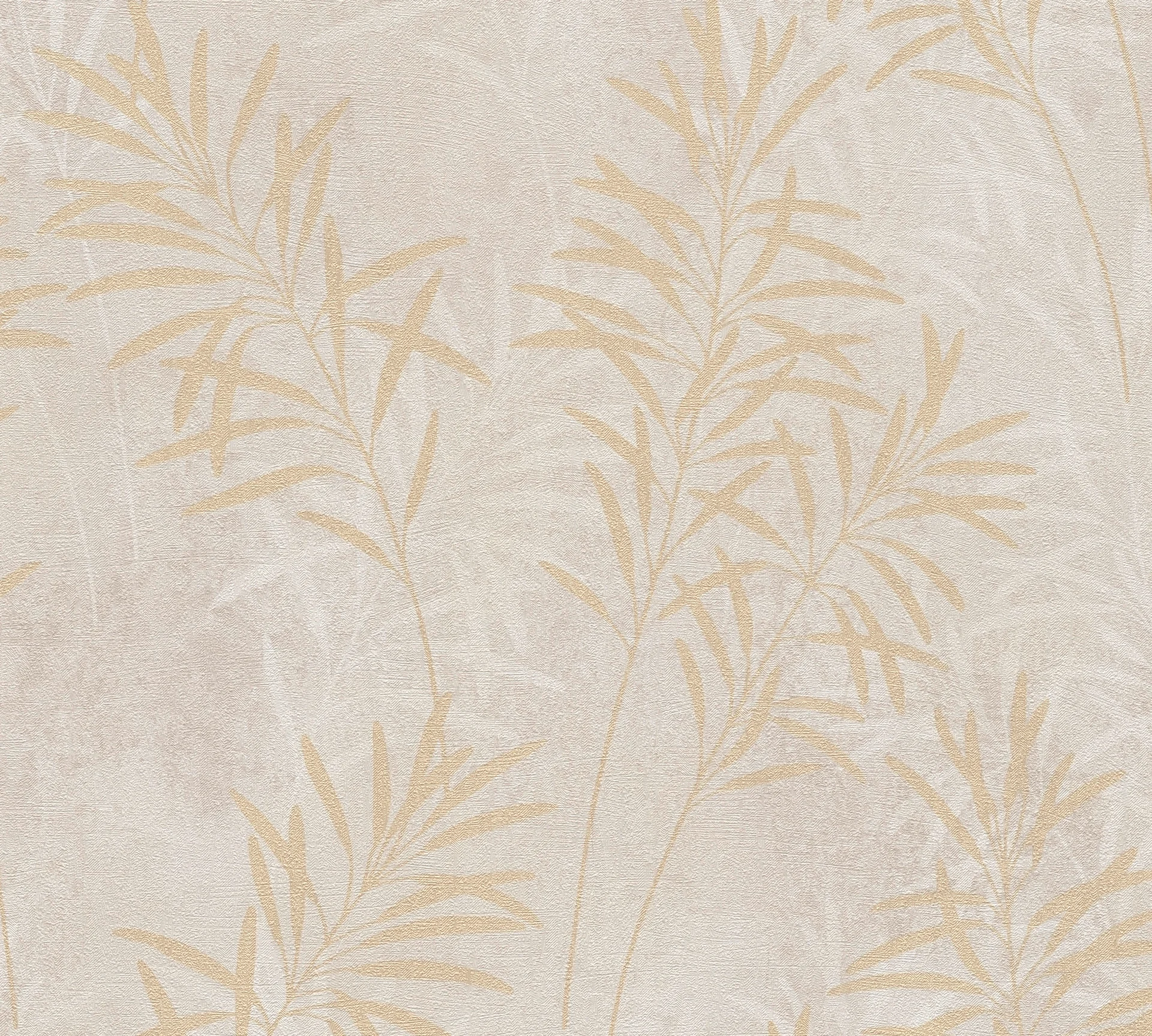 A.S. Création Terra, Florale Tapete, creme, grau 389193