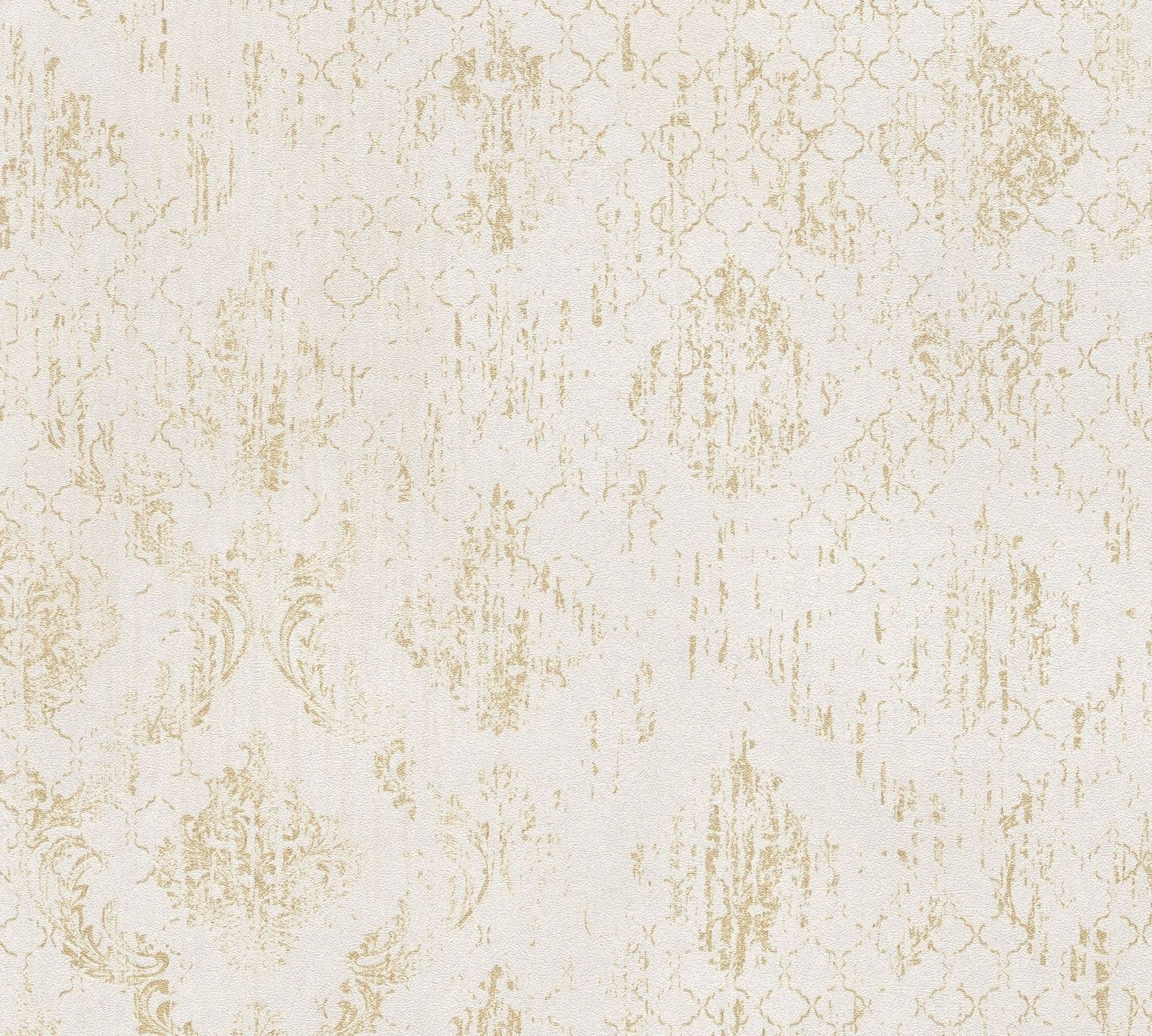 Vliestapete, Ornament, creme 786722