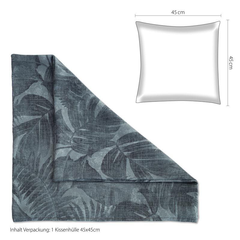 Kissenhülle IW529926 Blau Relax 45x45cm