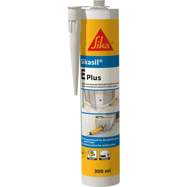 Sikasil E Plus Silikondichtstoff für Sanitärfugen