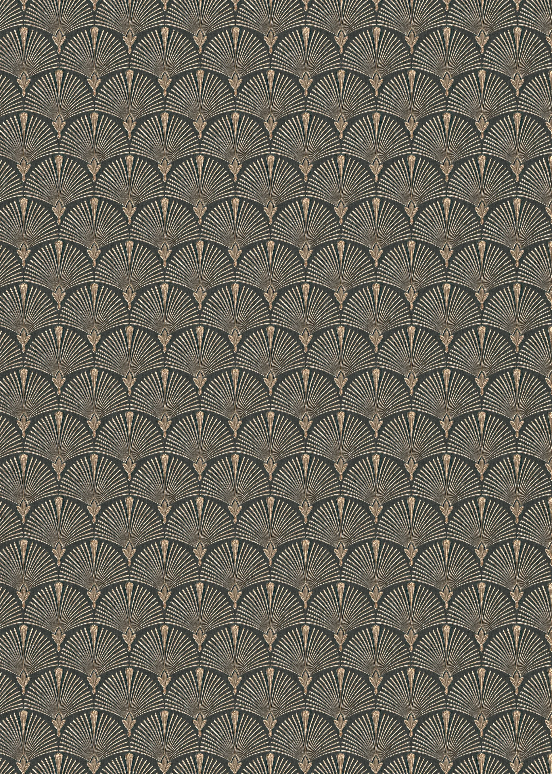 Vliestapete Art déco anthrazit Erismann 1034615 Vliestapete Art déco anthrazit Erismann 1034615