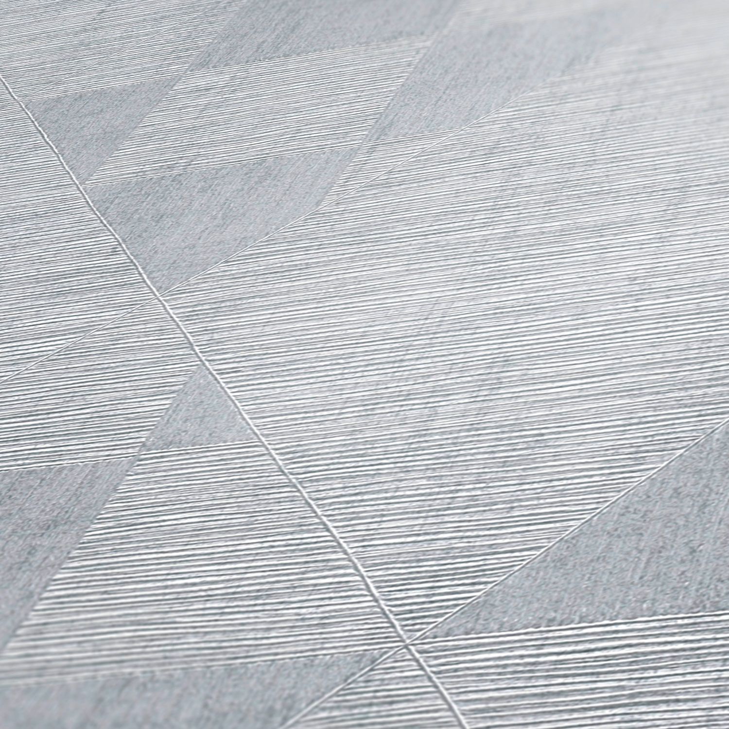 Raumbild 1 Livingwalls Titanium 3, Geometrische Tapete, silber, grau 381962