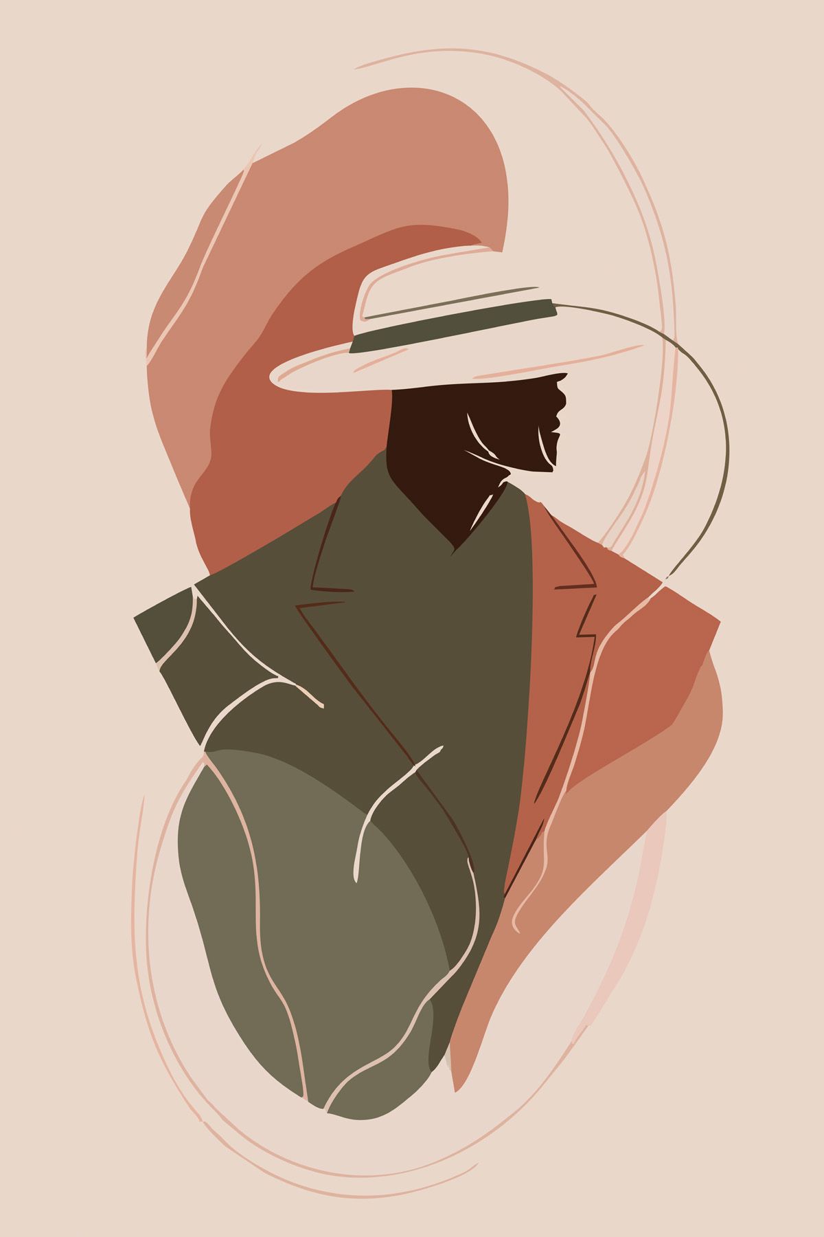 Leinwand Stranger II 30 x 45 cm