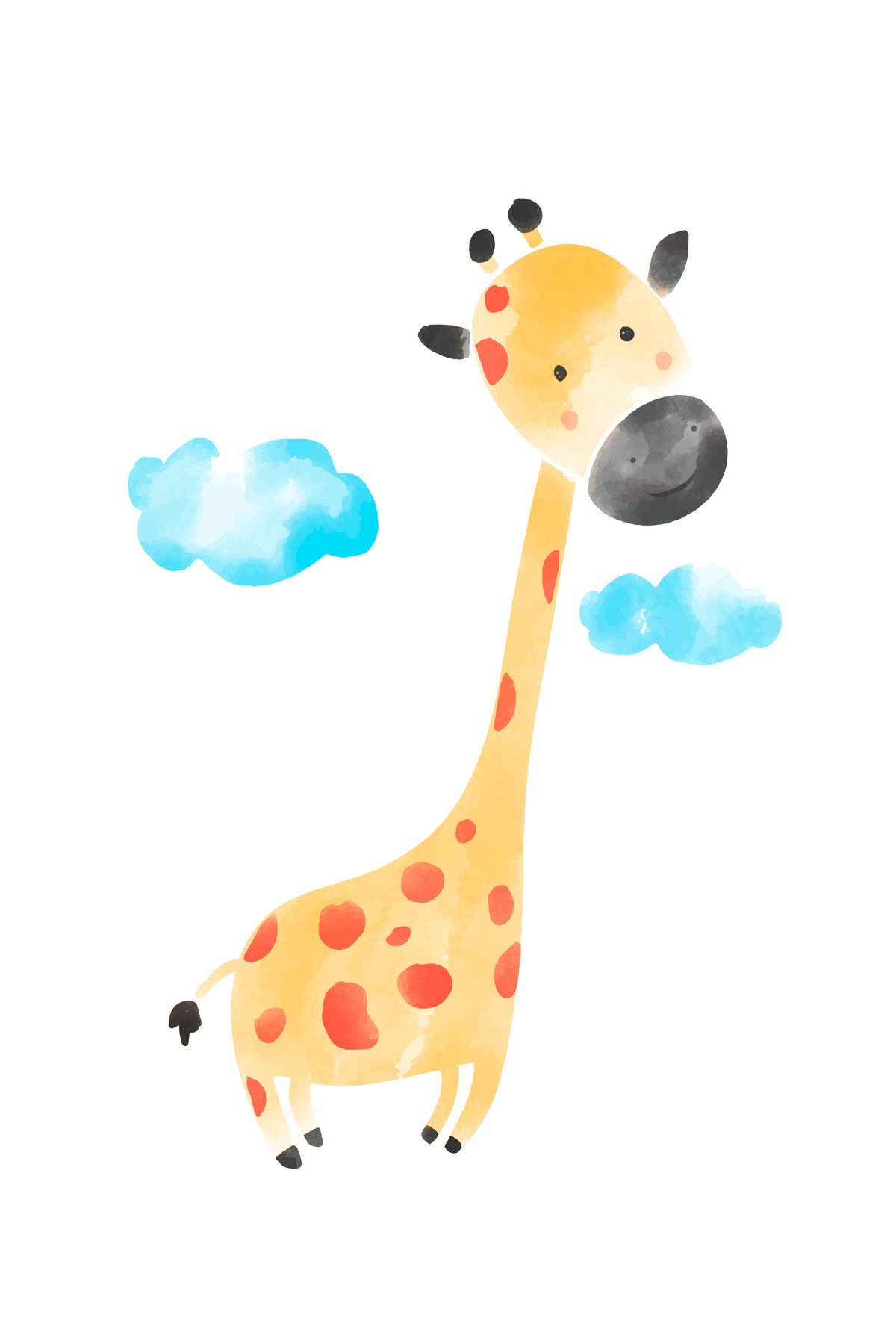 Leinwände Elephant Lion Giraffe III