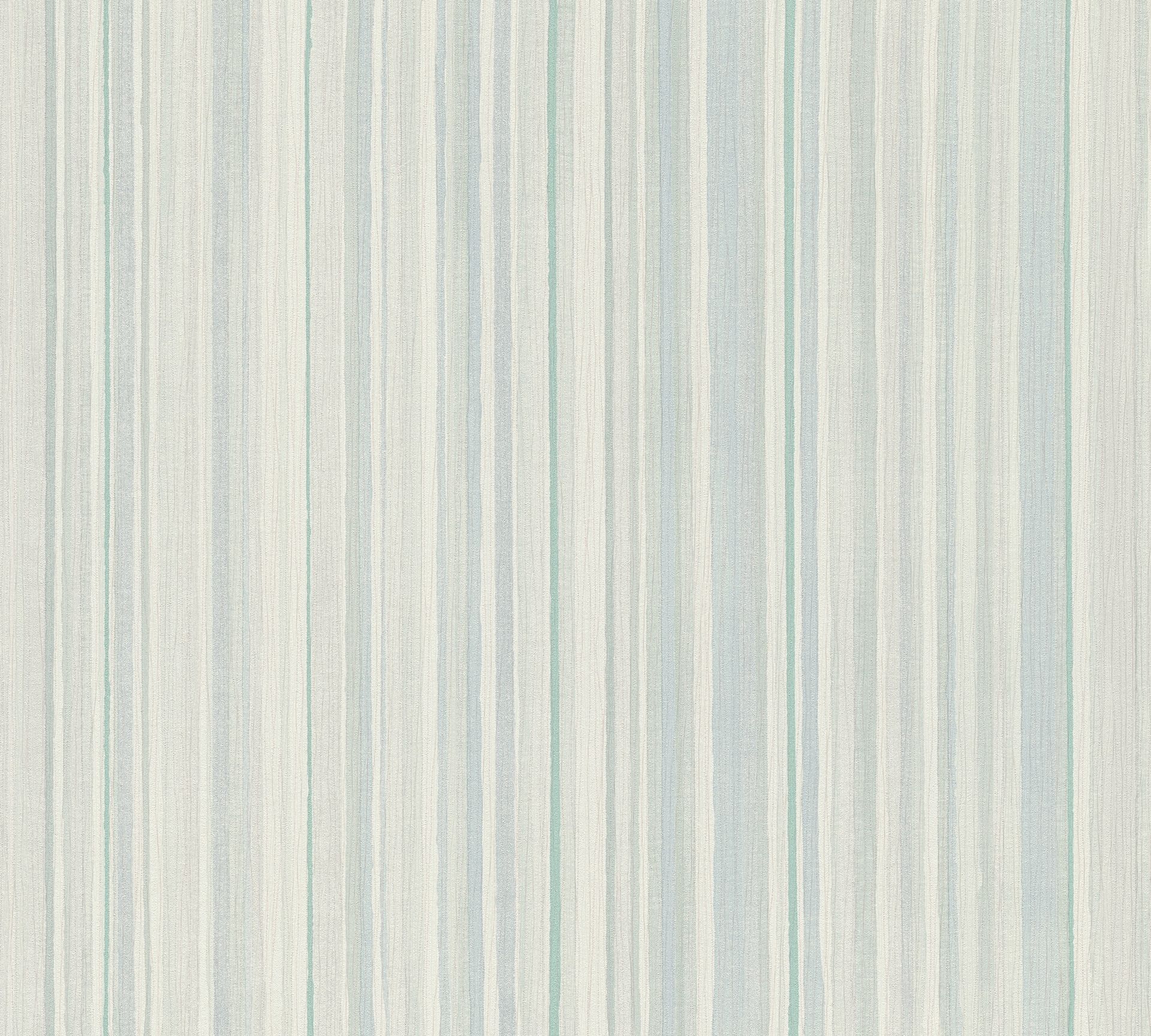 A.S. Création Attractive, Streifentapete, blau, weiß 378174