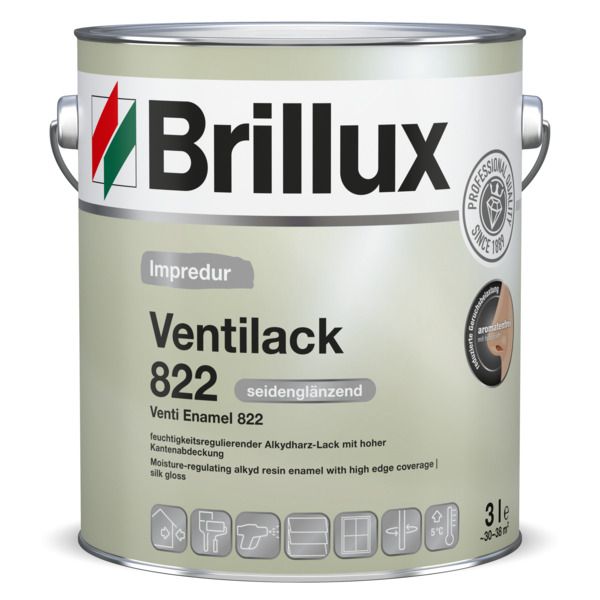 Brillux Impredur Ventilack 822 weiß 750 ml