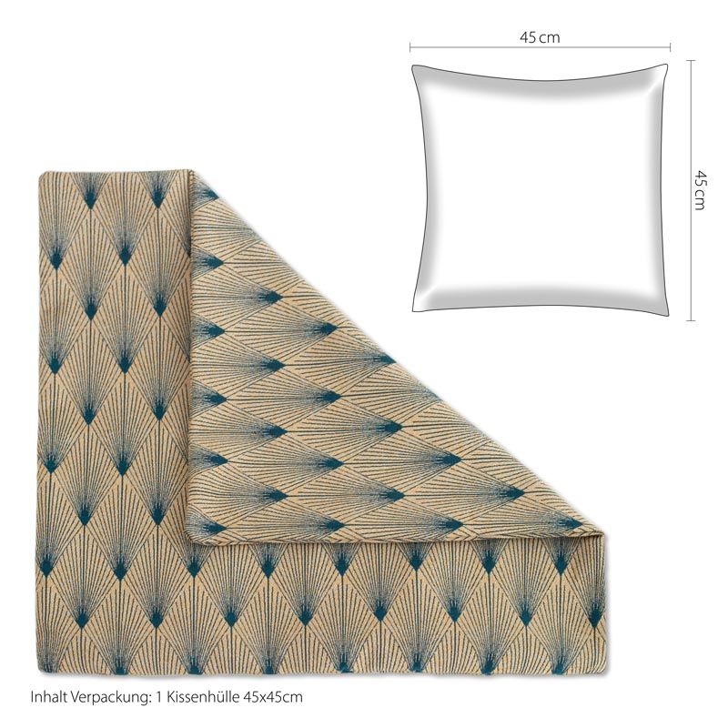 Kissenhülle IW533558 Blau New York 45x45cm Kissenhülle IW533558 Blau New York 45x45cm
