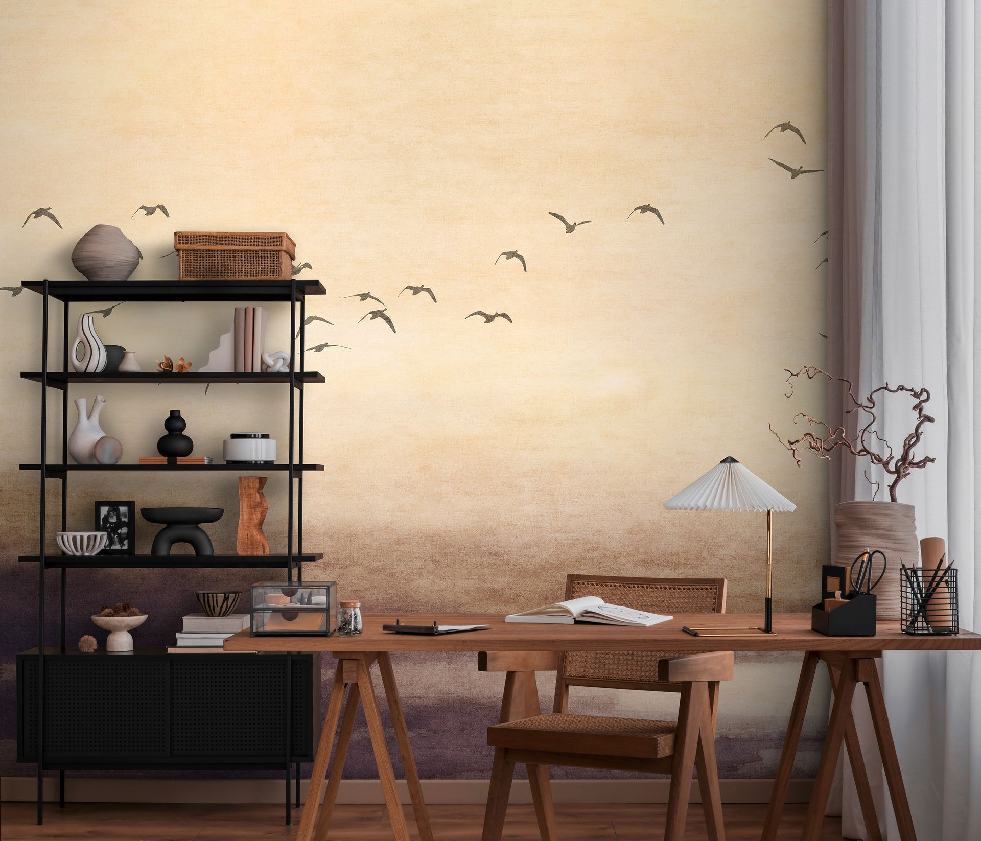 Vliestapete Aquarelloptik beige Erismann 220790701
