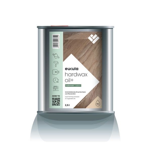 eukula hardwax oil+ halbmatt 1 Liter eukula hardwax oil+ halbmatt 1 Liter