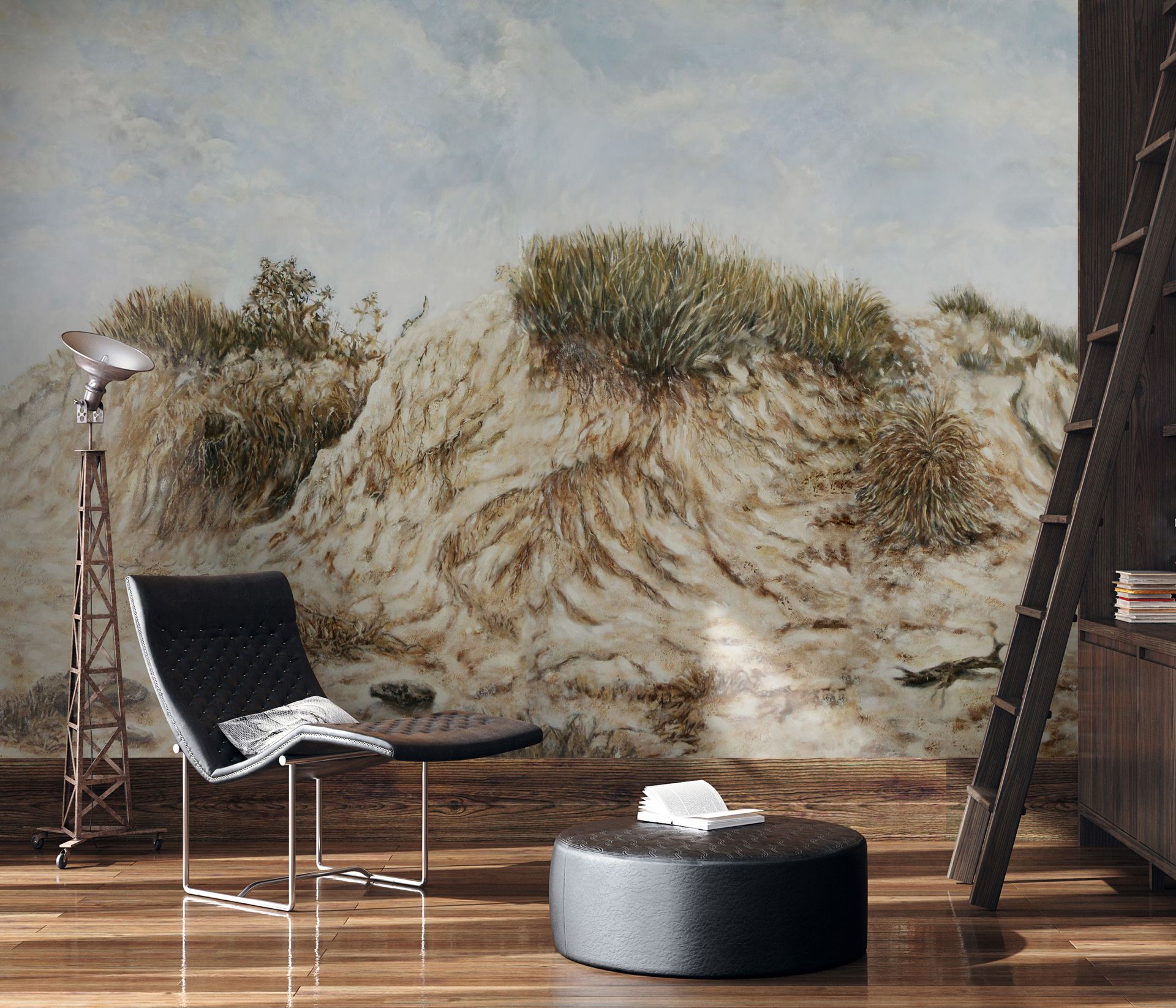 Vliestapete Aquarelloptik beige Erismann 22341