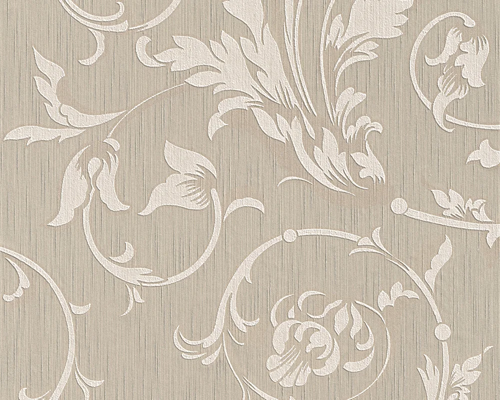Architects Paper Tessuto, Florale Tapete, beige, creme 956331