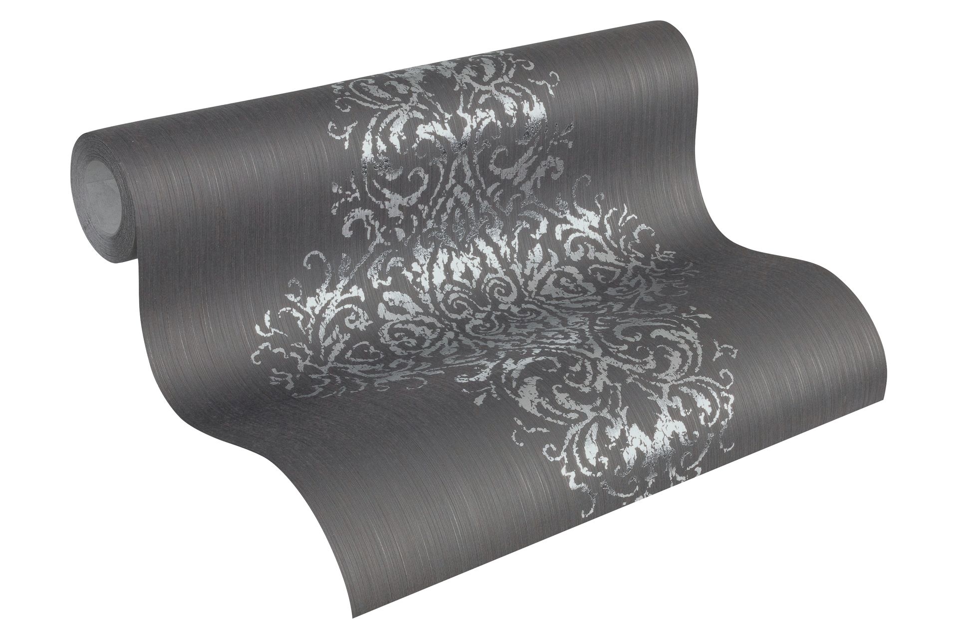 Architects Paper Luxury Wallpaper, Barock Tapete, braun, silber 319454