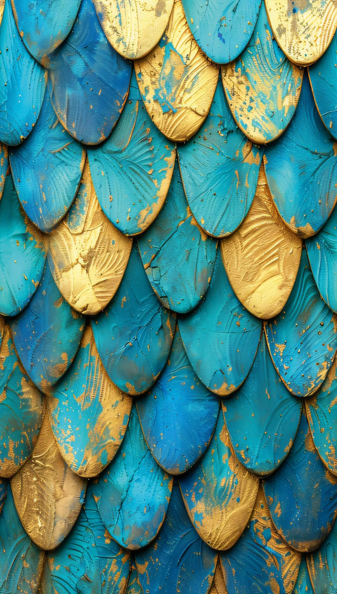 Vliestapete, Fische, blau 790163 Dekorbild