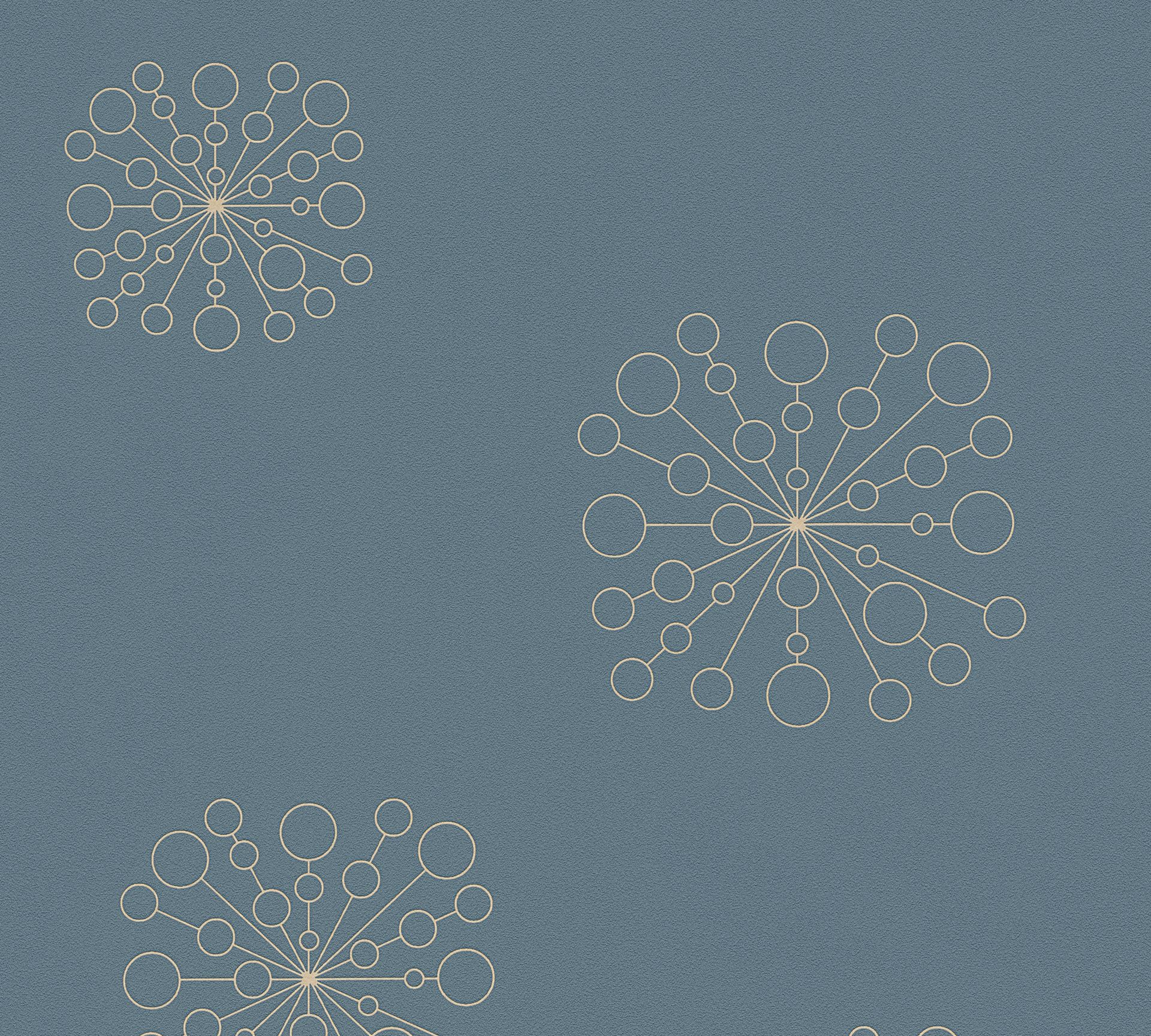 A.S. Création Scandinavian 2, Geometrische Tapete, grün, gold 367841 Dekorbild