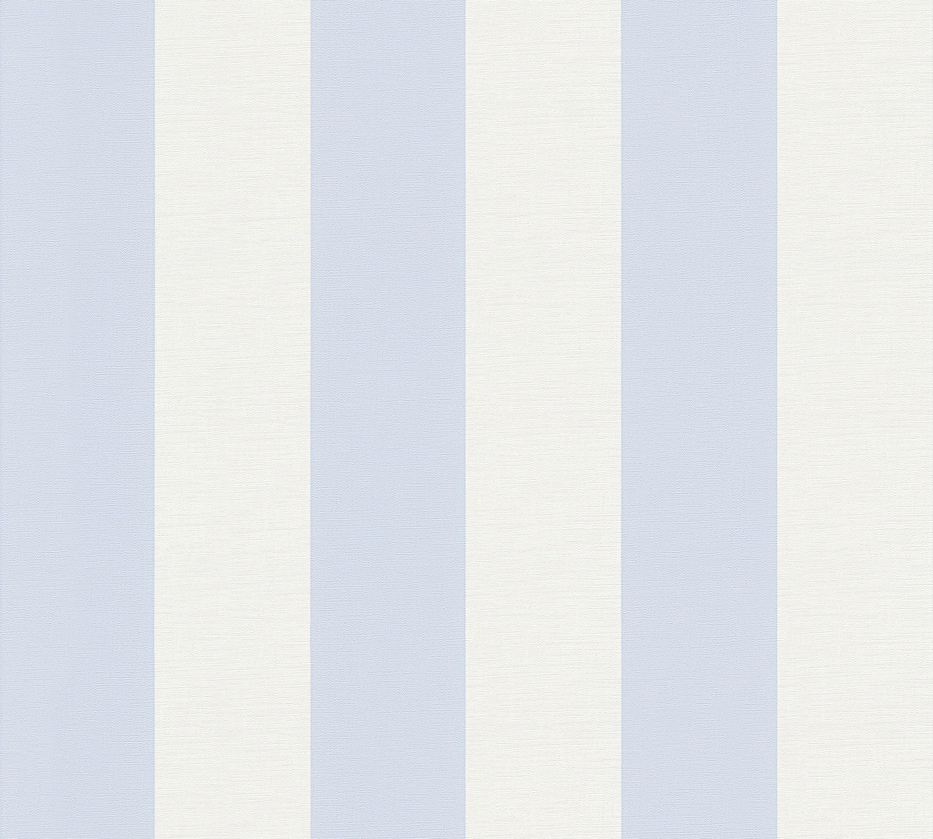 A.S. Création Liberté, Streifentapete, blau, weiß 314024