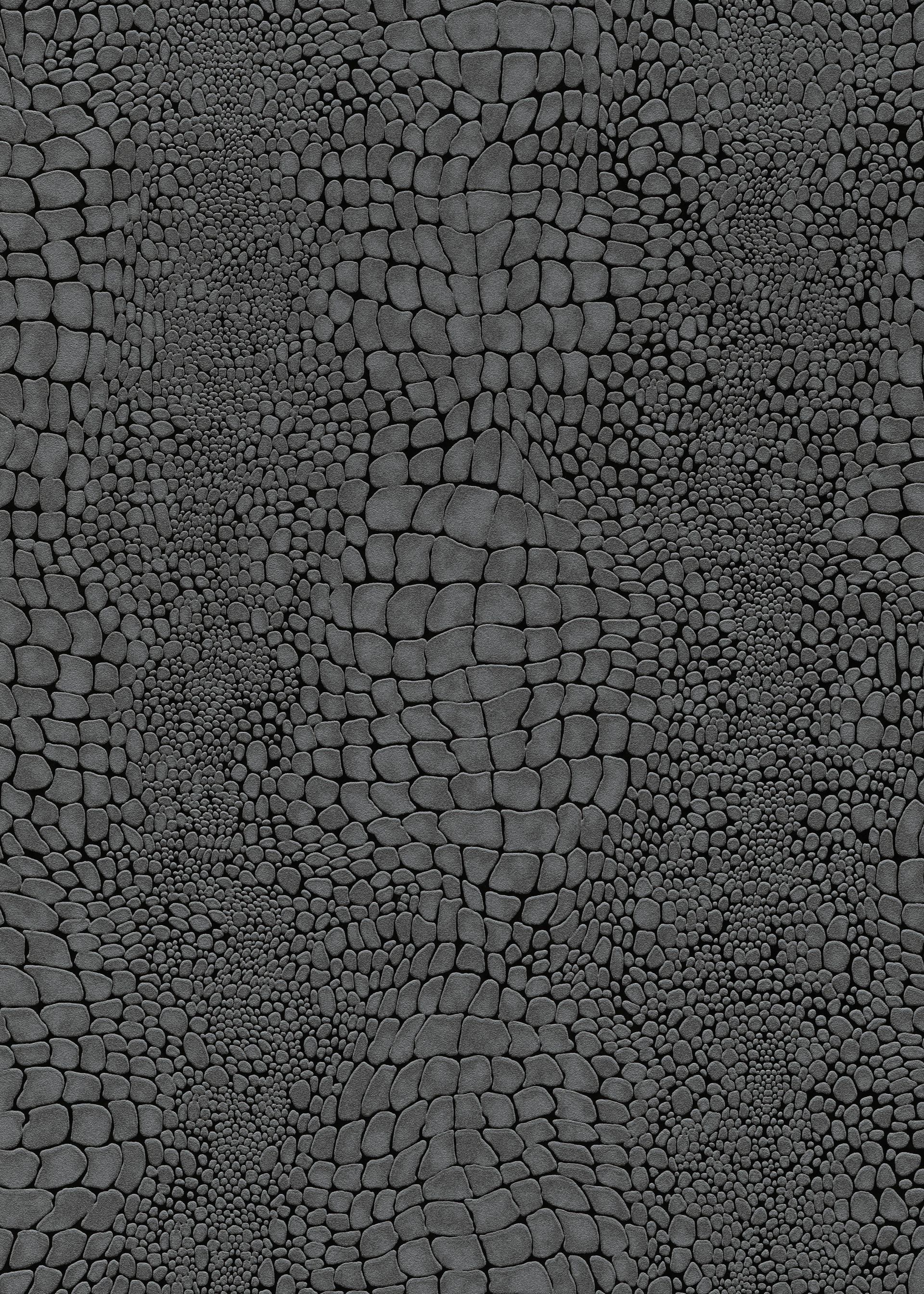 Strukturtapete Reptiloptik anthrazit Erismann 1052915
