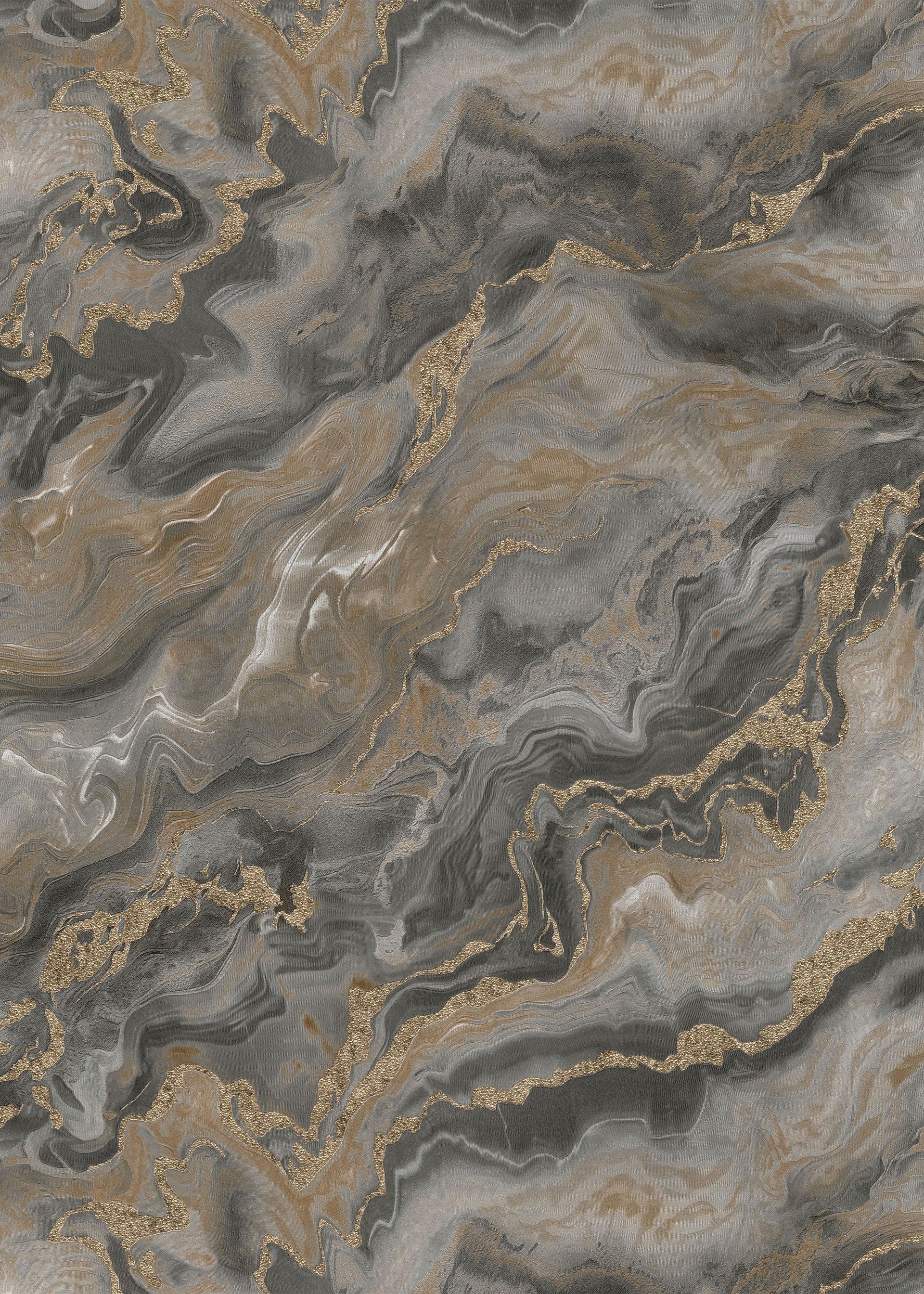 Marmoroptik Tapete grau Erismann 1044737