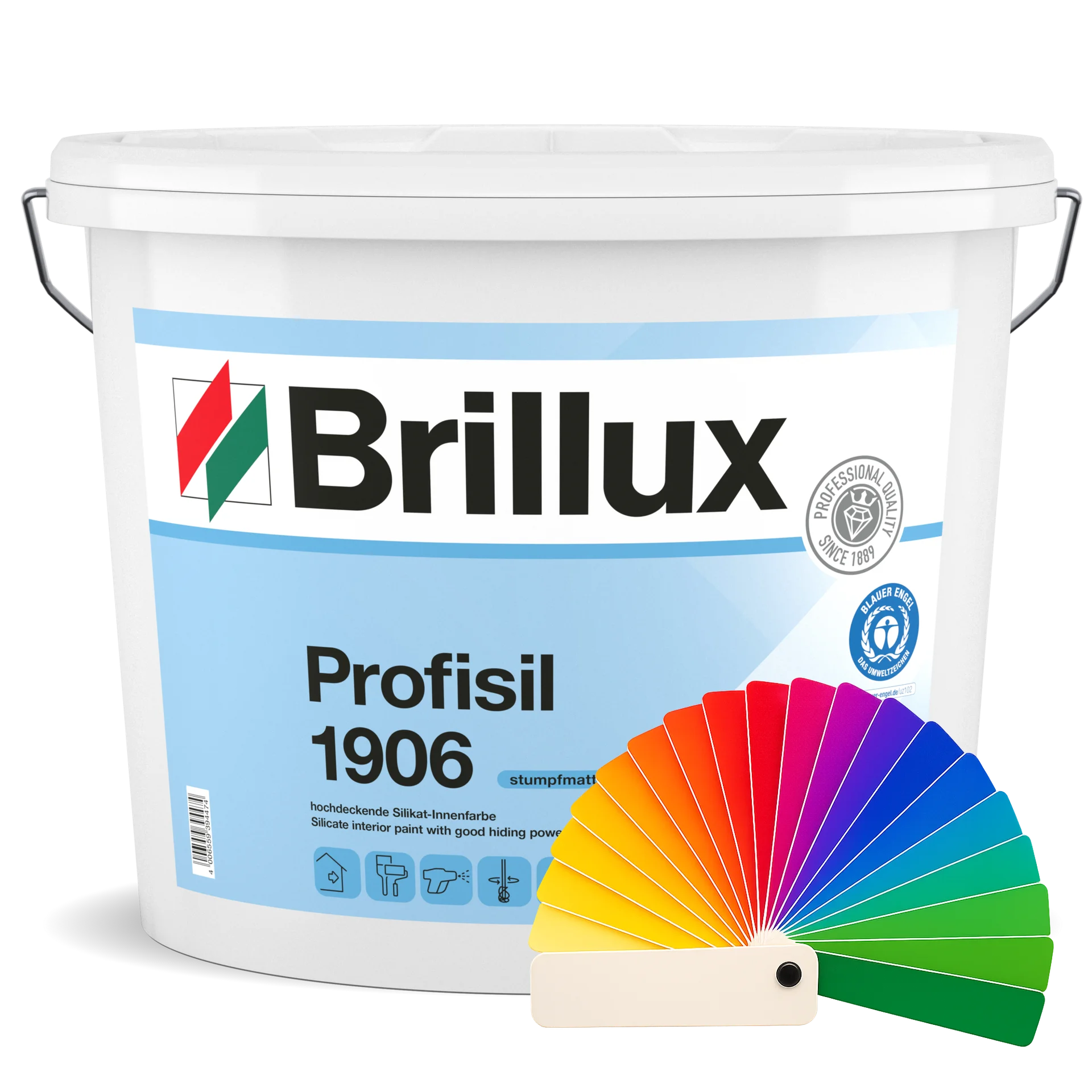 Brillux Profisil 1906 Silikat-Innenfarbe Wunschfarbton 5 Liter