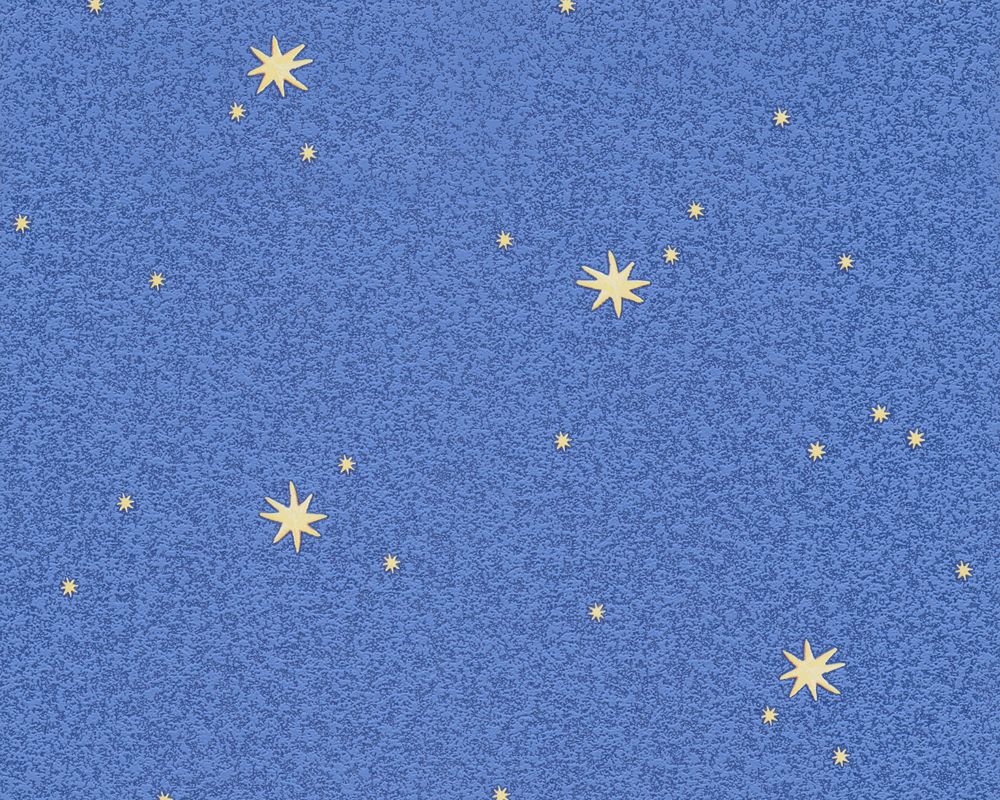 A.S. Création Il Decoro, Sterntapete, blau, gelb 911711 Dekorbild