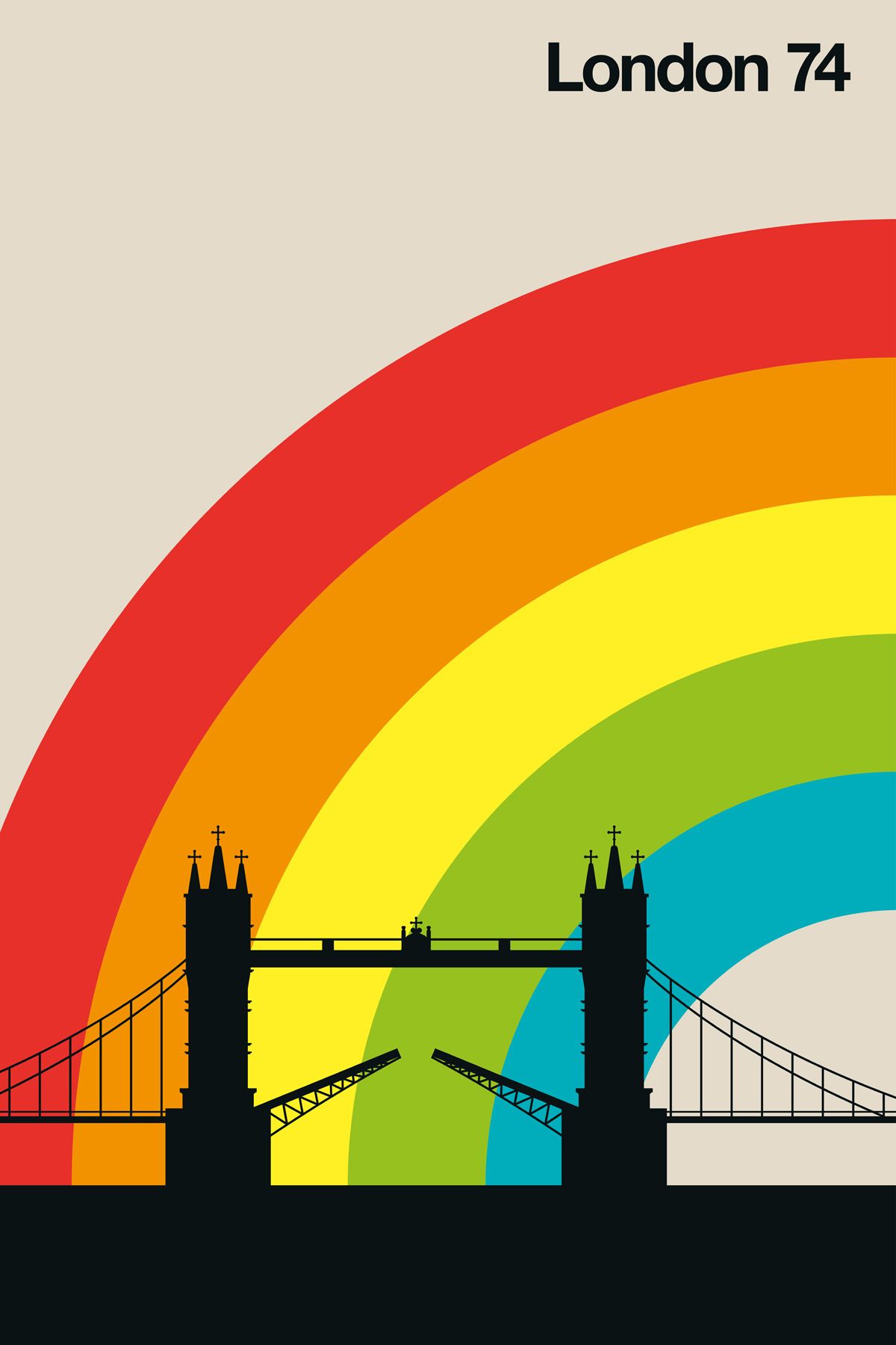 Leinwand London74 50 x 75 cm