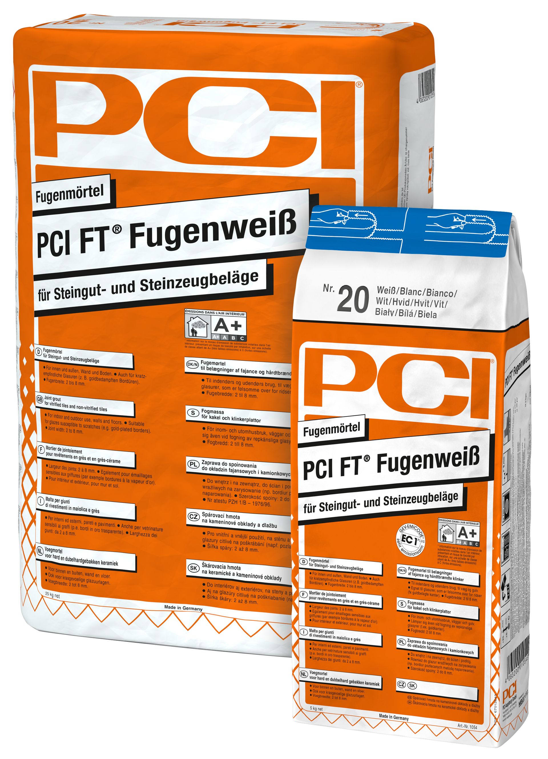 PCI FT® Fugenweiß Fugenmoertel