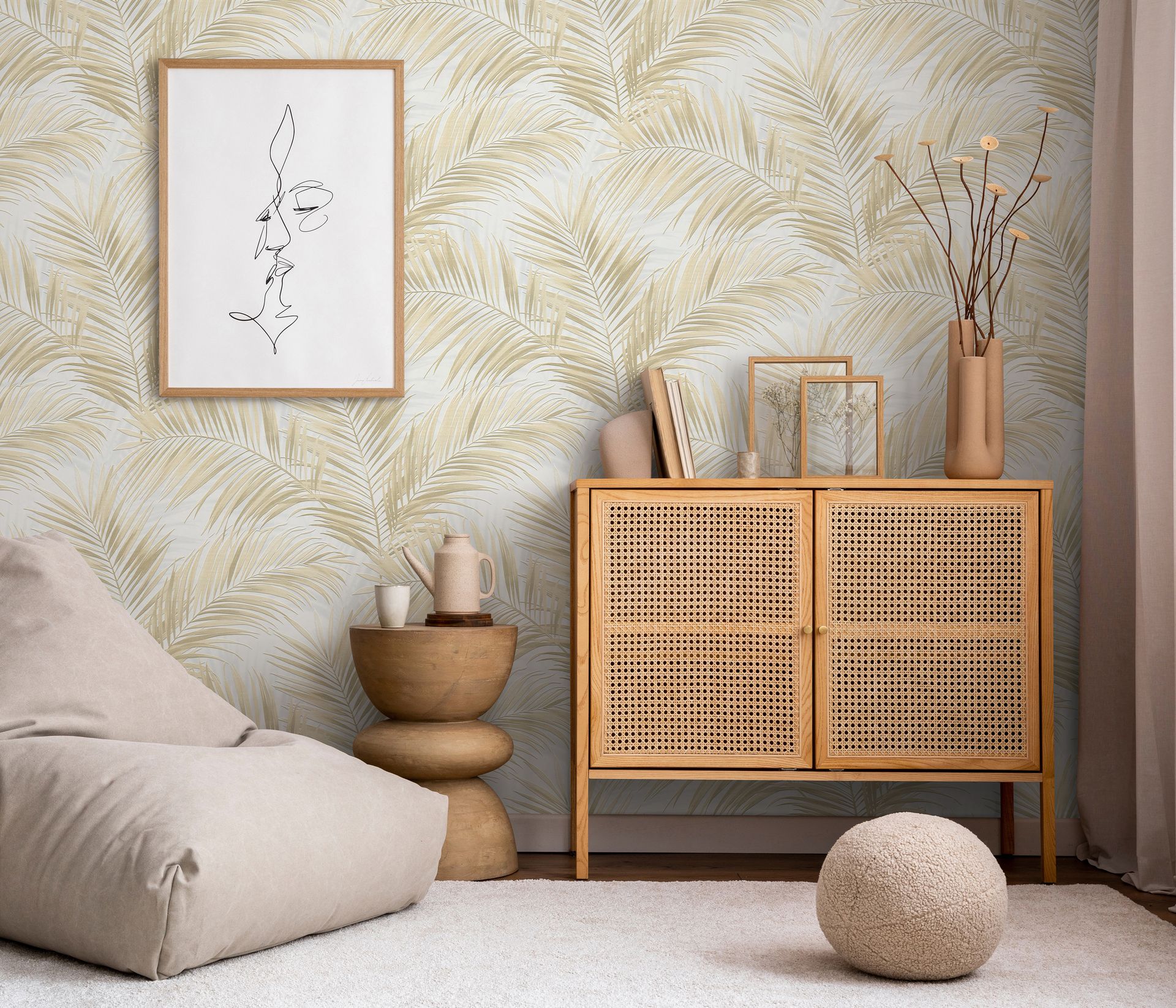 Vliestapete Botanisch beige Erismann 1053102 Vliestapete Botanisch beige Erismann 1053102