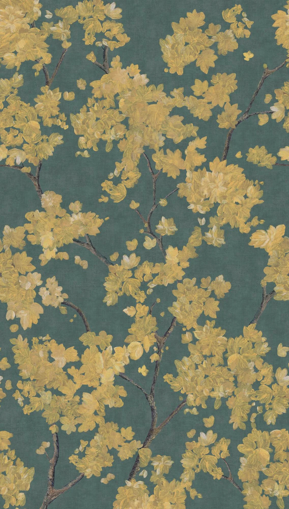 Vliestapete, Blüten, braun 790152 Dekorbild