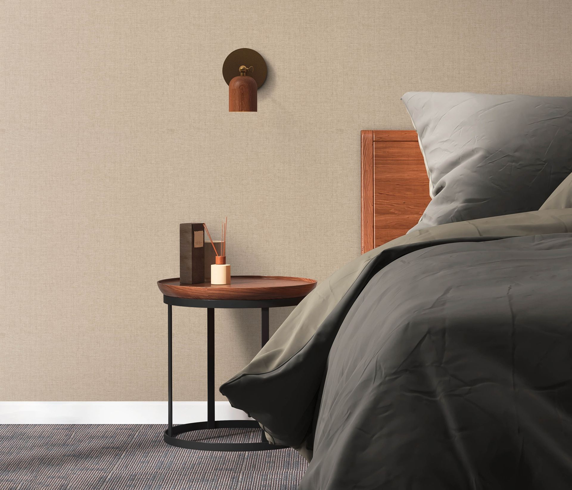 Unistapete Leinenstruktur beige Erismann 1054132 Unistapete Leinenstruktur beige Erismann 1054132