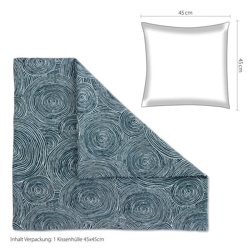Kissenhülle IW533671 Blau Cape Town 45x45cm