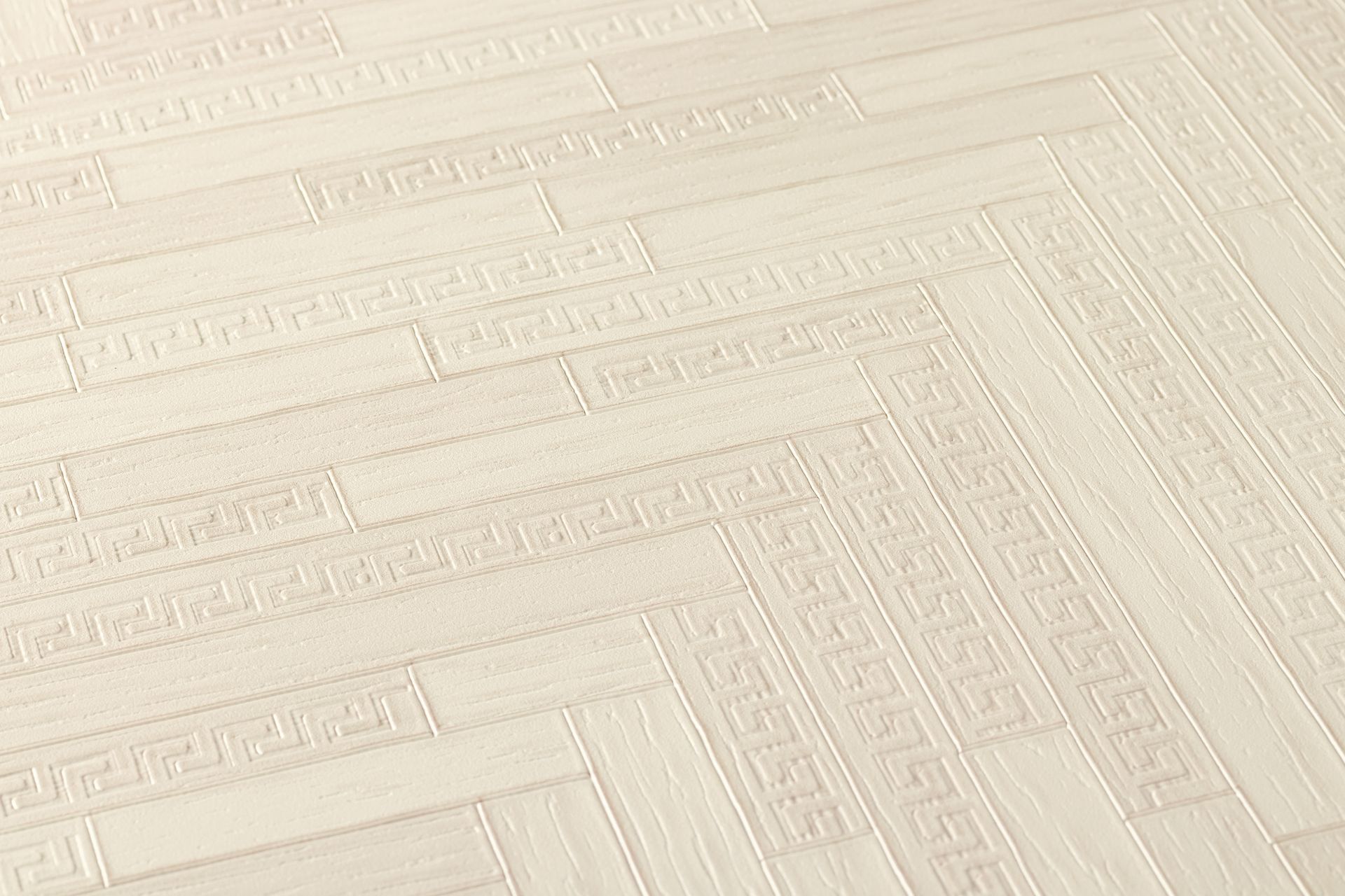 Versace wallpaper Versace 4, Tapete in Holzoptik, creme, beige 370515