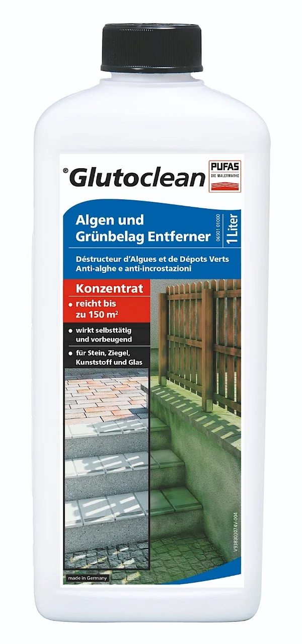 Glutoclean Algen u. Grünbelag Entferner 1 l