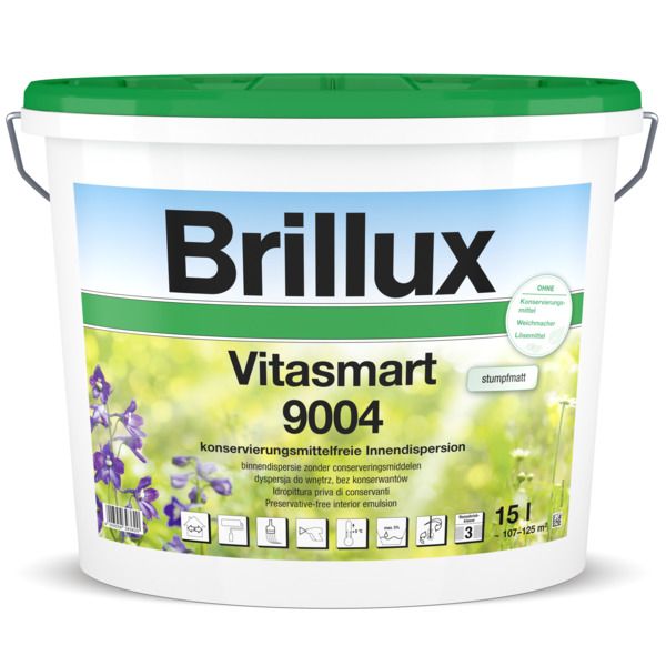 Brillux Vitasmart 9004 weiß 15 l
