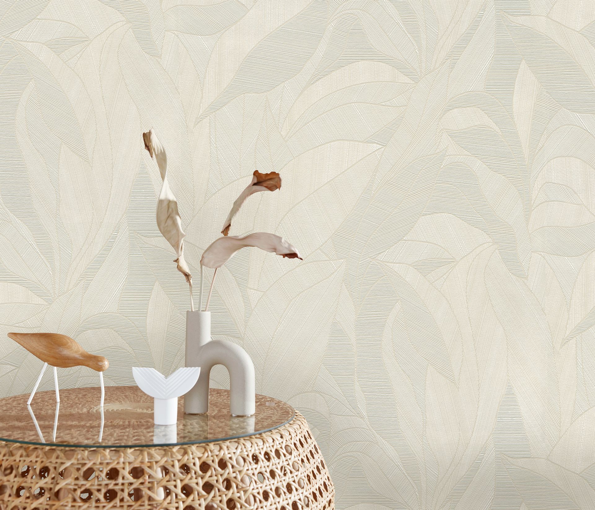 Mustertapete botanisch creme Erismann 1053002 Mustertapete botanisch creme Erismann 1053002