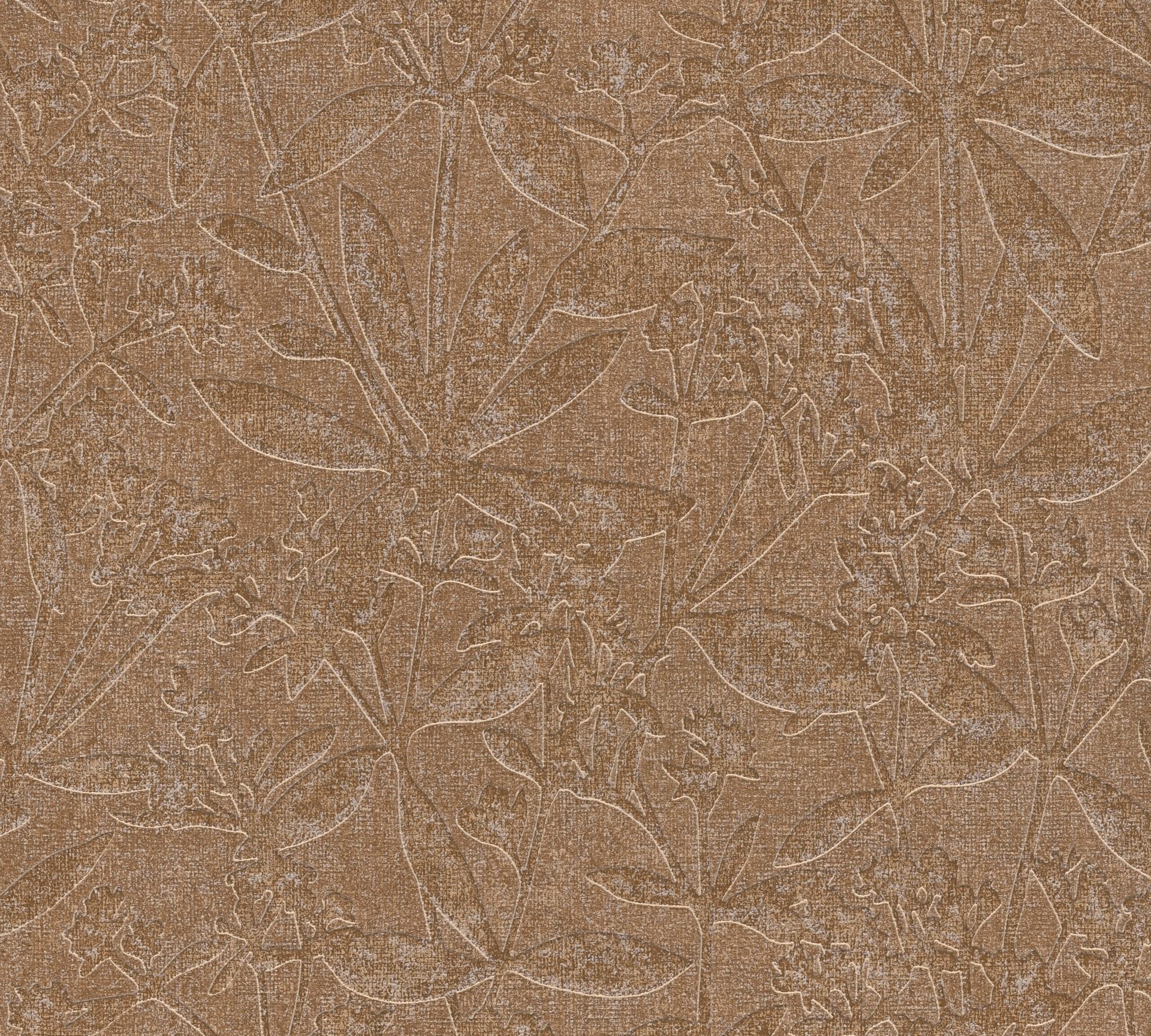 A.S. Création Terra, Florale Tapete, braun, beige 389246