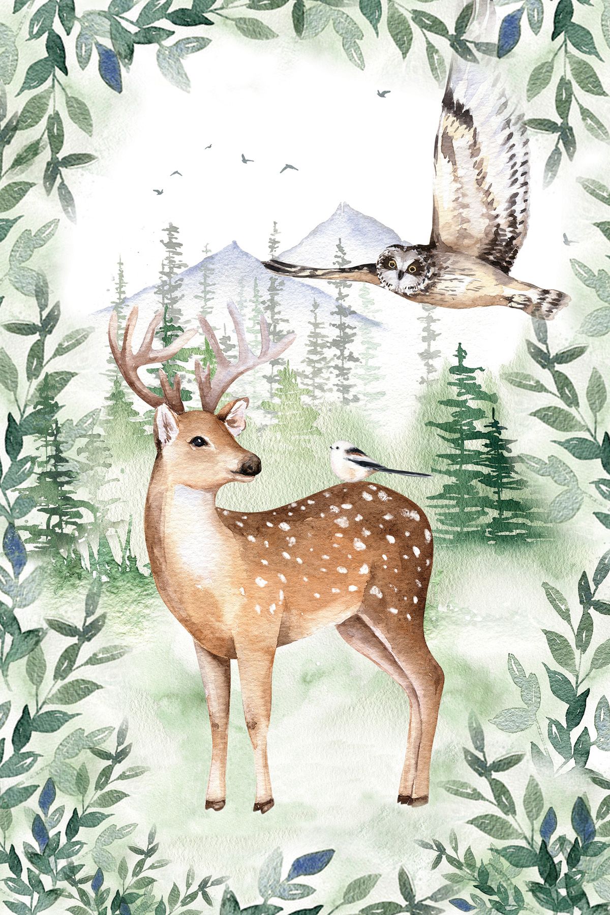 Leinwand Forest Freedom 40 x 60 cm