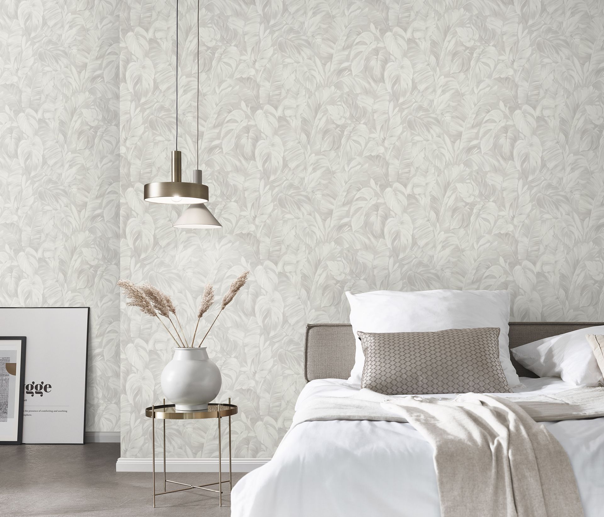 Mustertapete Blättermotiv beige Erismann 1041610