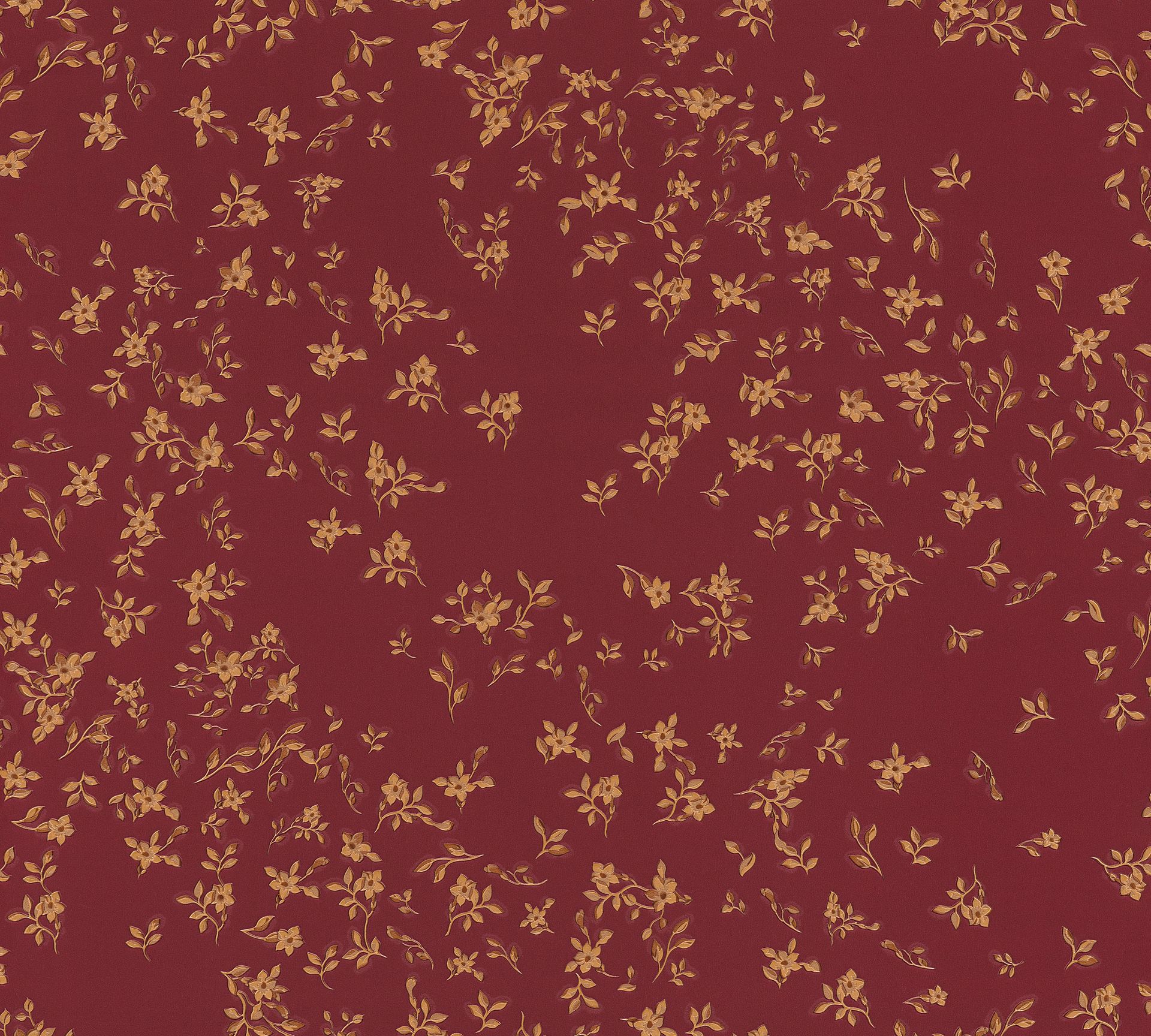 Versace wallpaper Versace 4, Florale Tapete, rot, gold 935857