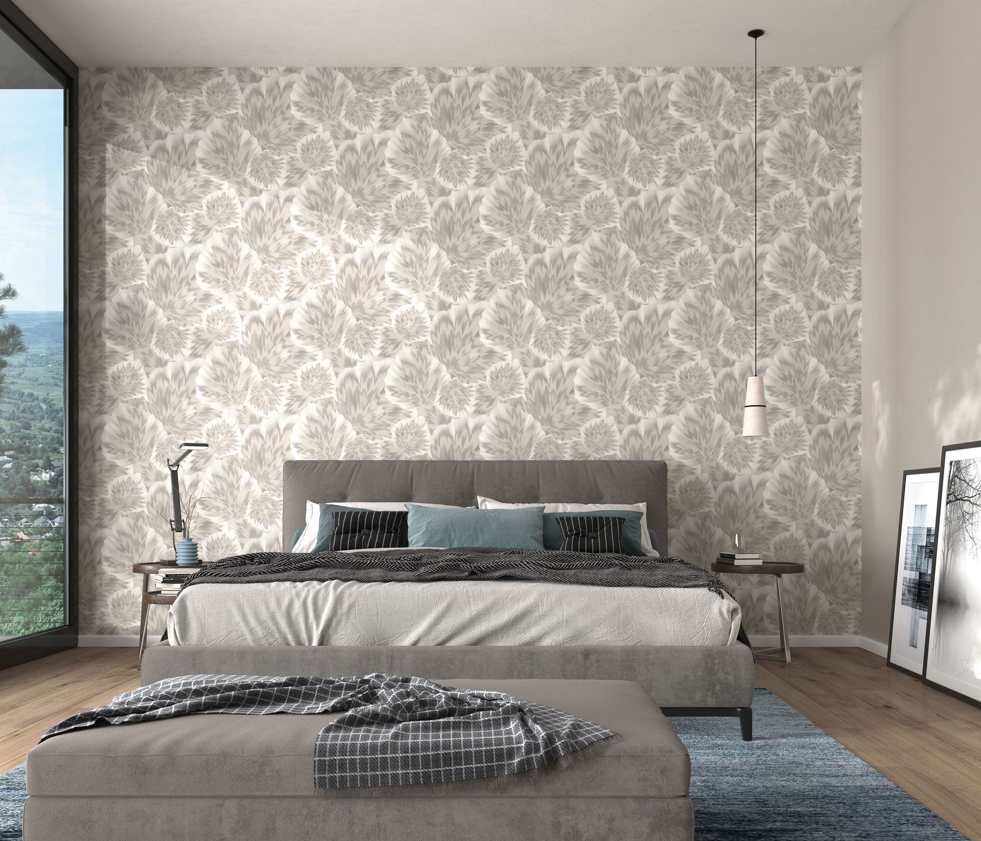 Vliestapete Blütenmotiv beige Erismann 1040237 Vliestapete Blütenmotiv beige Erismann 1040237