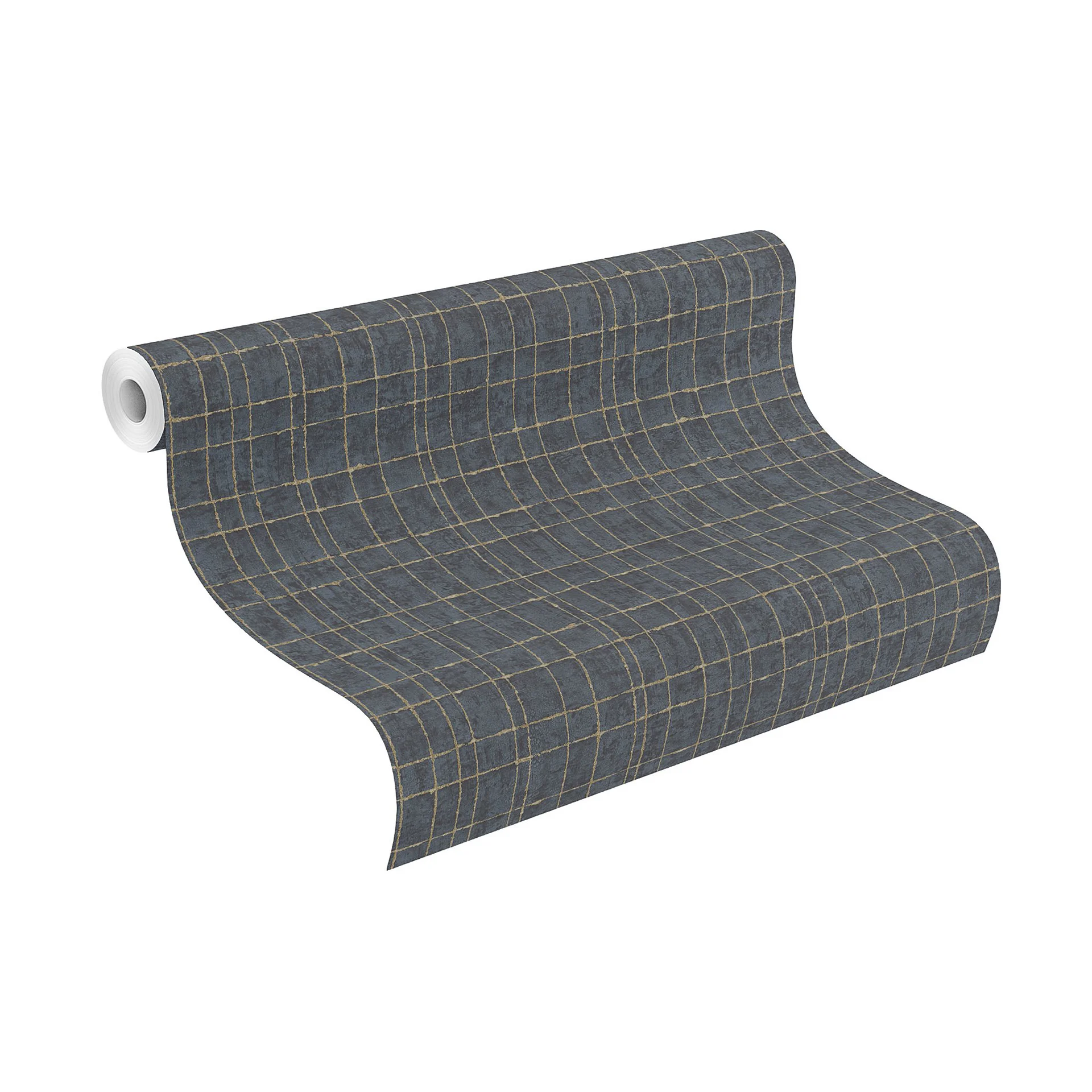 Rollenfoto Rasch Selection, Classic-Chic, blau gold 551365