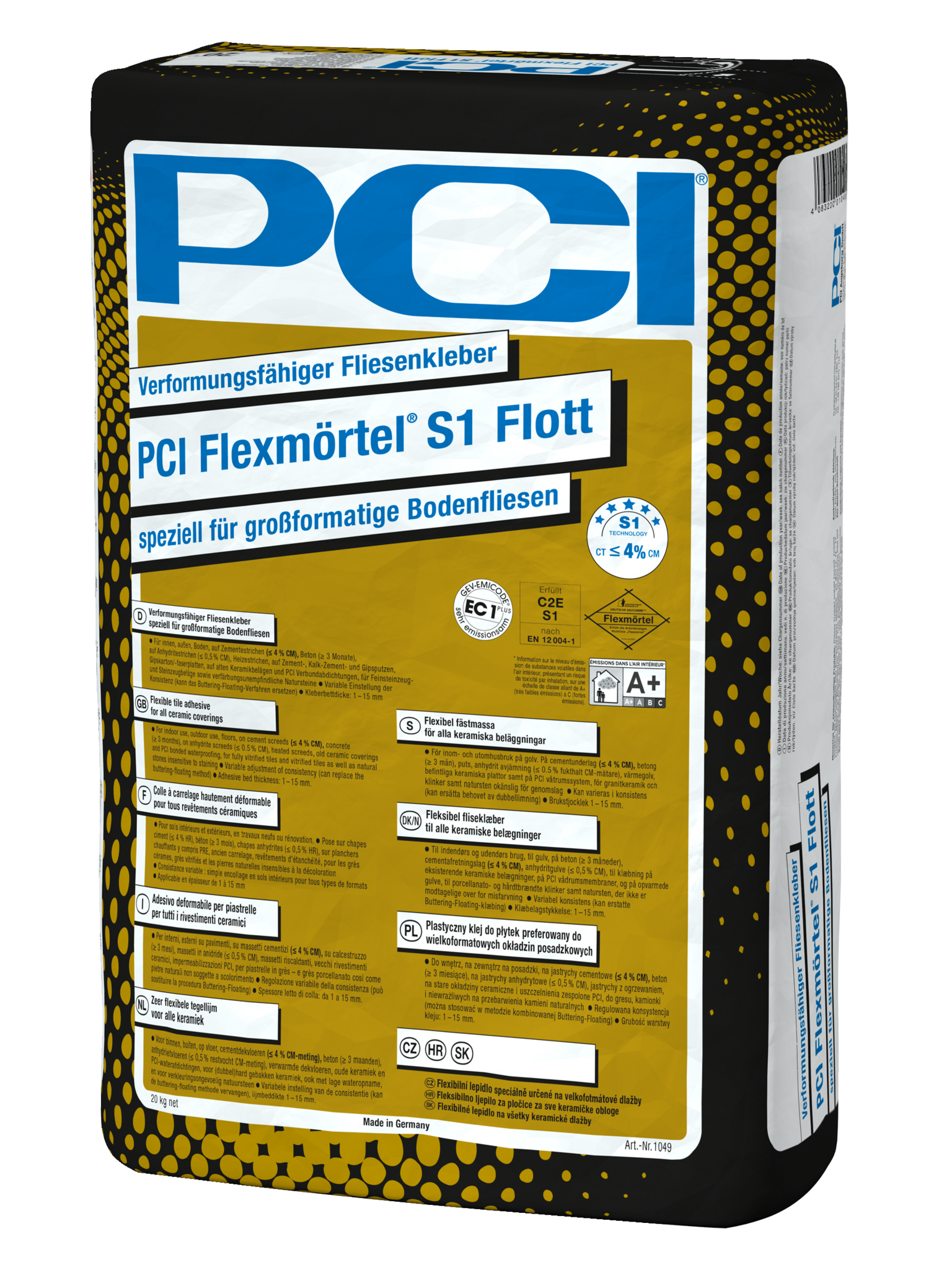 PCI Flexmörtel® S1 Flott grau 20 kg
