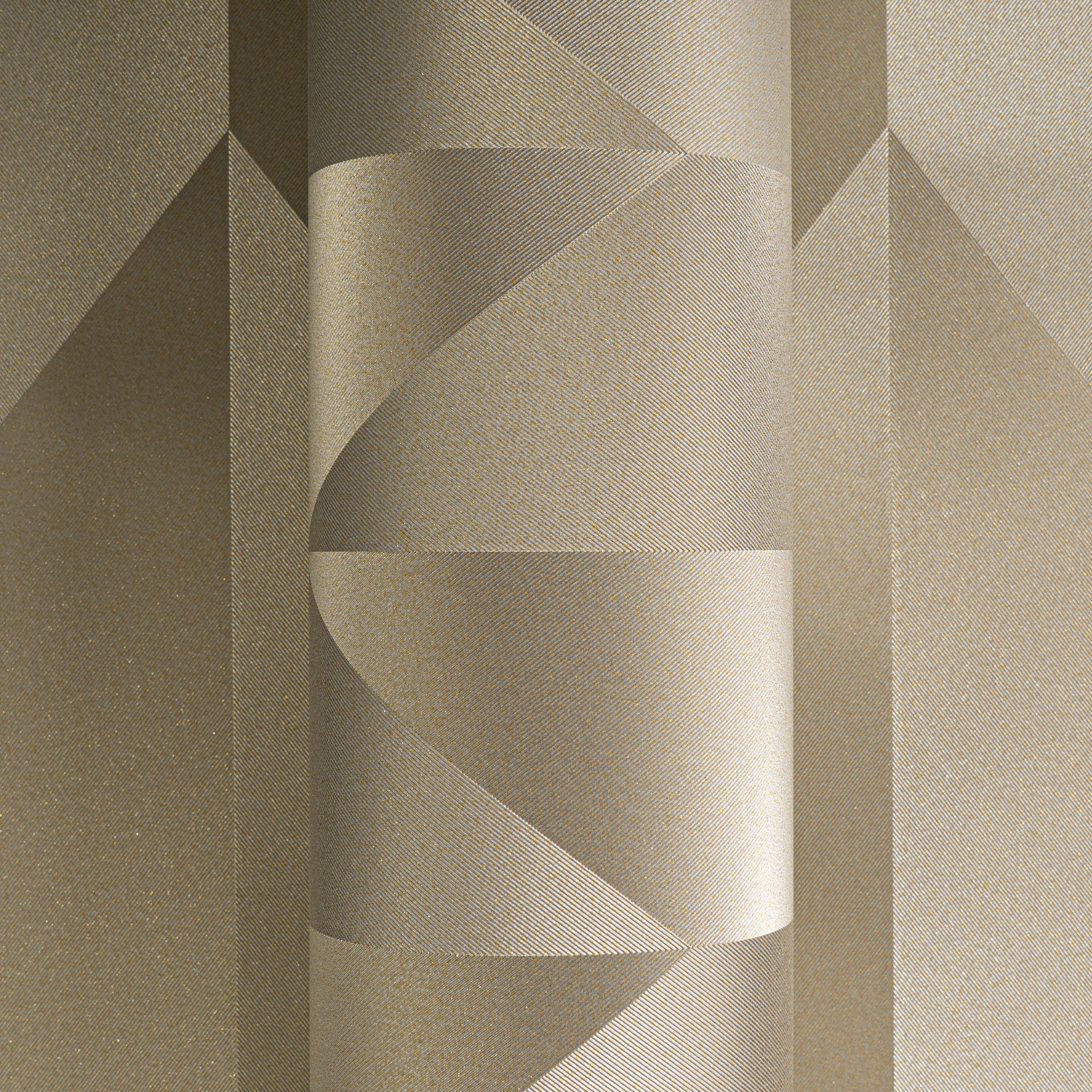 A.S. Création geometrisch beige-metallic 790865