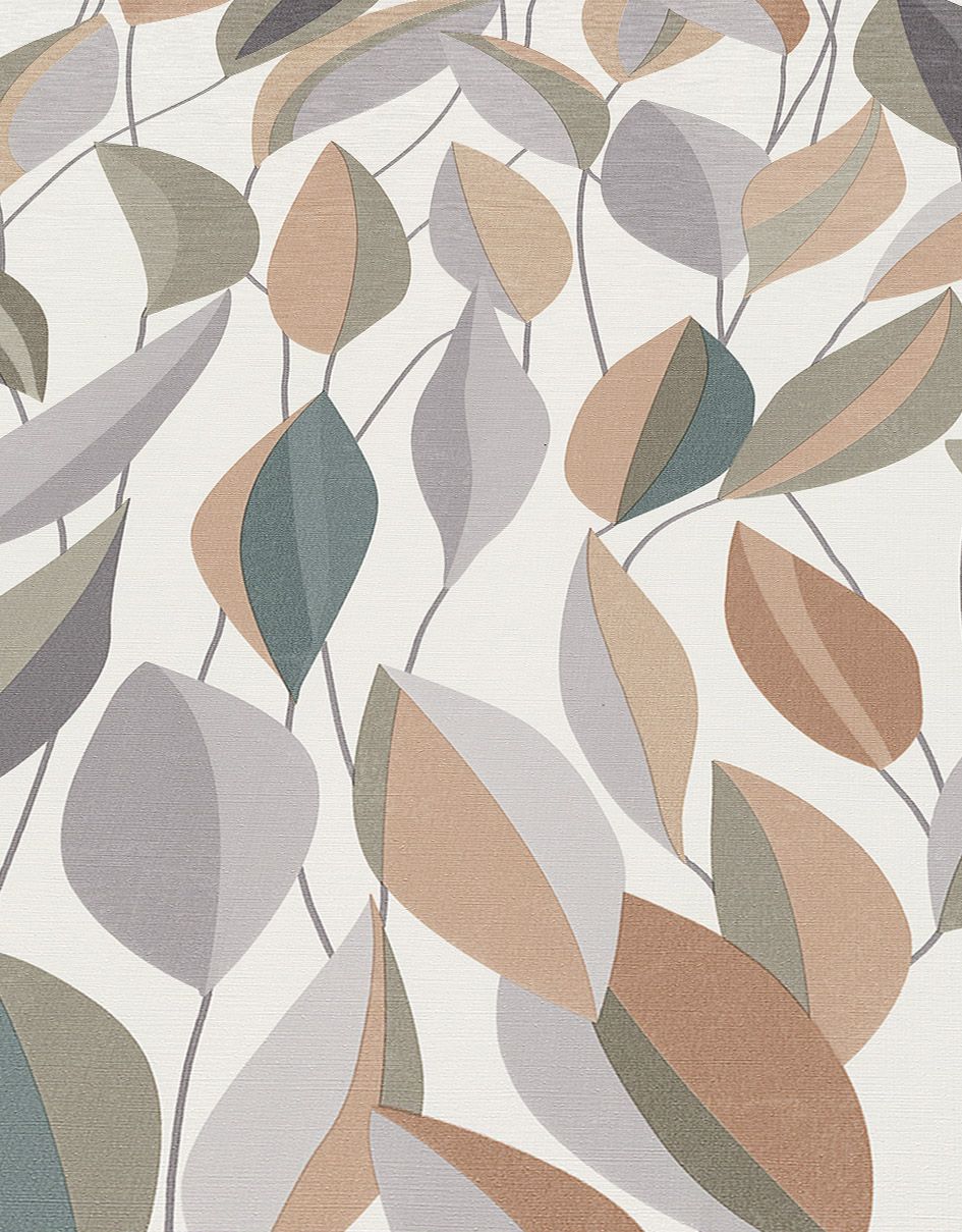 Mustertapete Blättermotiv beige Erismann 1043107