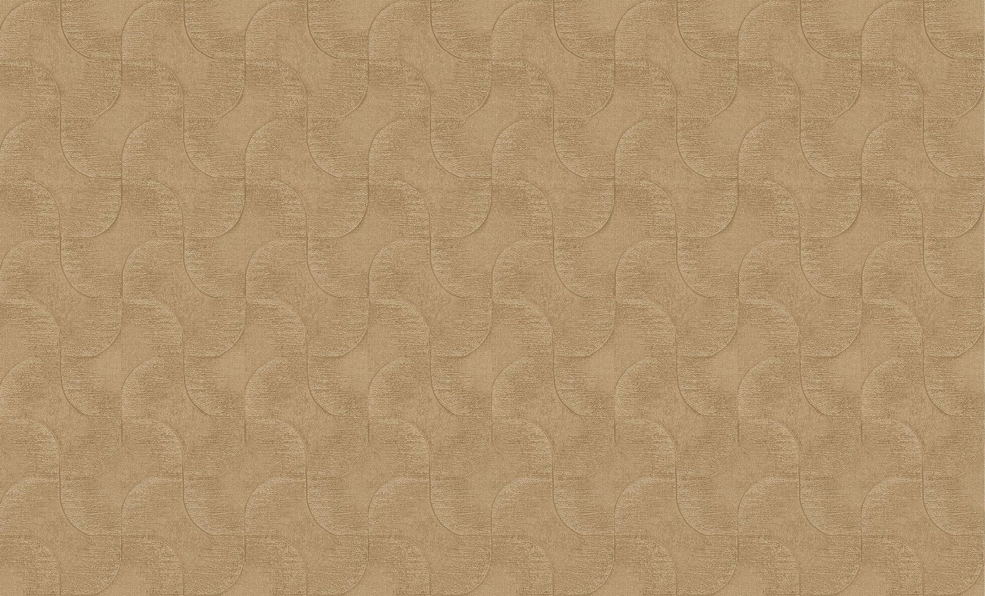 Vliestapete Wellen gold 978148