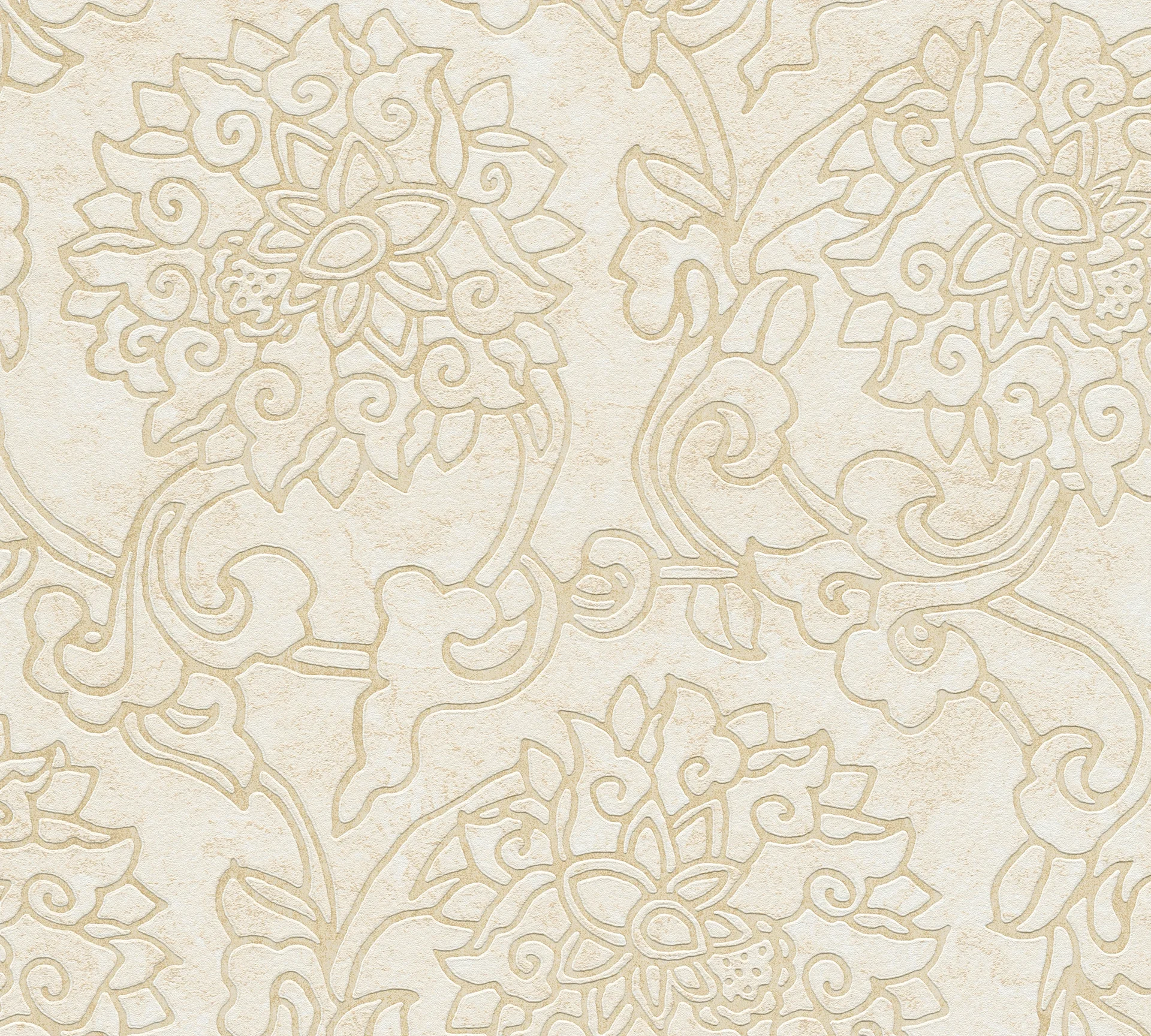 A.S. Création Asian Fusion, Unis, beige, gold 374703 Dekorbild