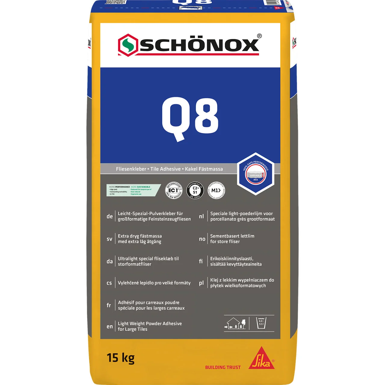SCHÖNOX® Q8 Spezial-Pulverkleber
